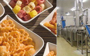 Производственные линии для изготовления пеллетных закусок