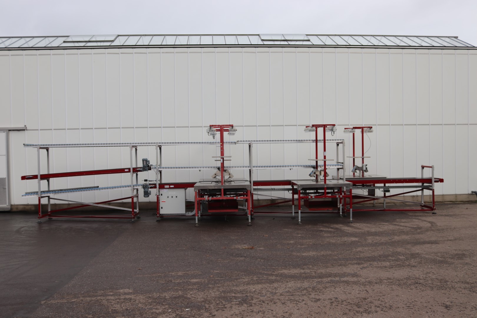 Taks packing line for tomatoes