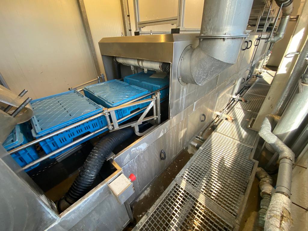 Промышленная машина для мойки лотков и ящиков Mafo 570M с сушилкой 470MA