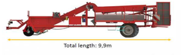 Asa-Lift TSP 275 Картофелеуборочный комбайн для сладкого картофеля