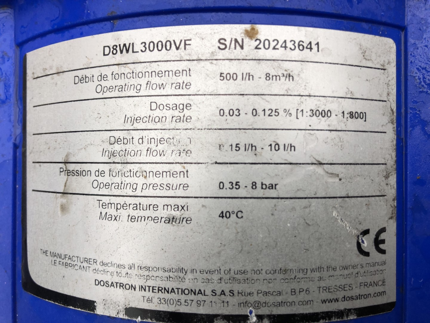 �������� D8WL3000VF