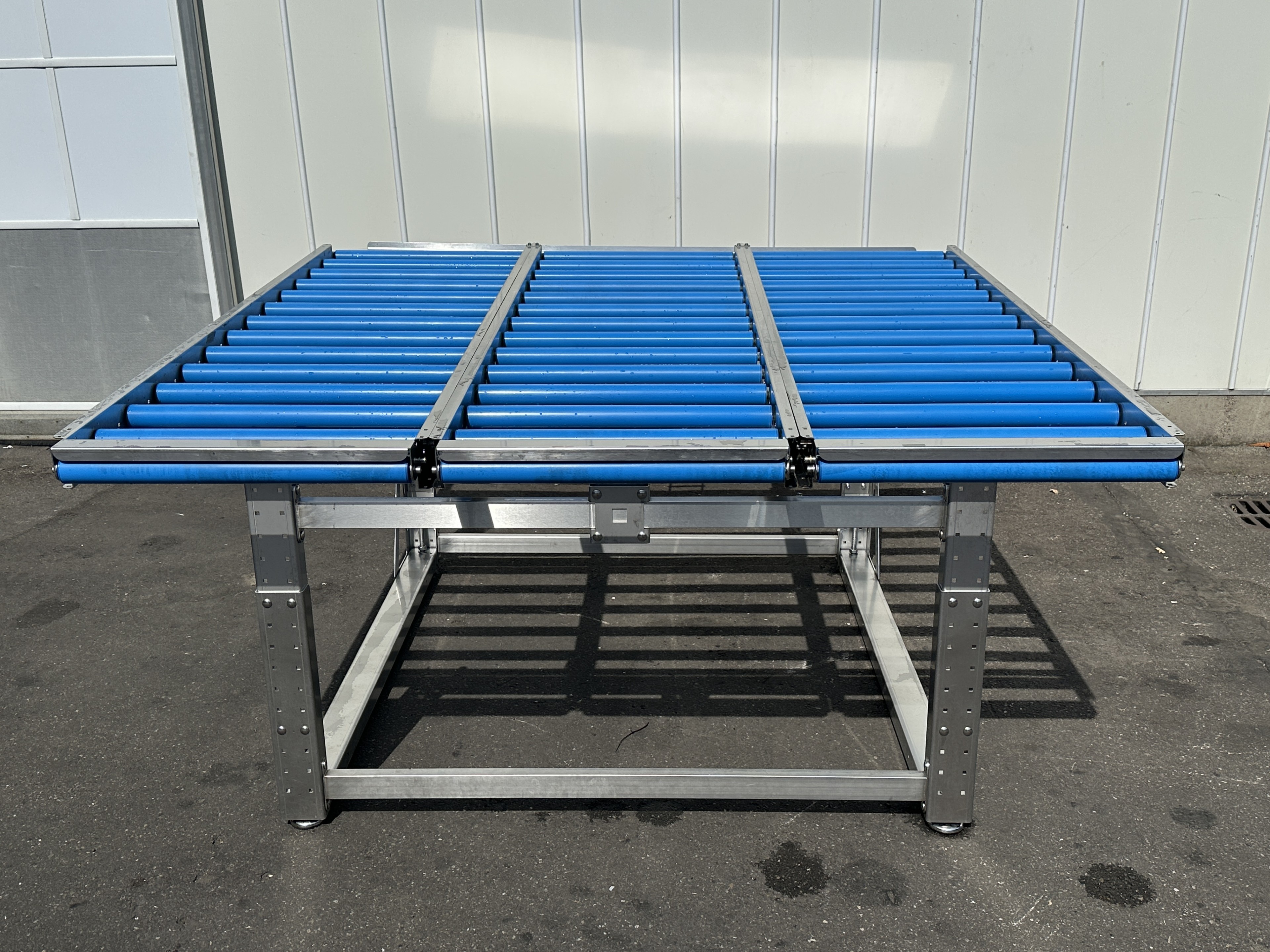 Het Packhuys Производственная и упаковочная линия 3 роликовых конвейера 200 x 62 см + стол 40 см
