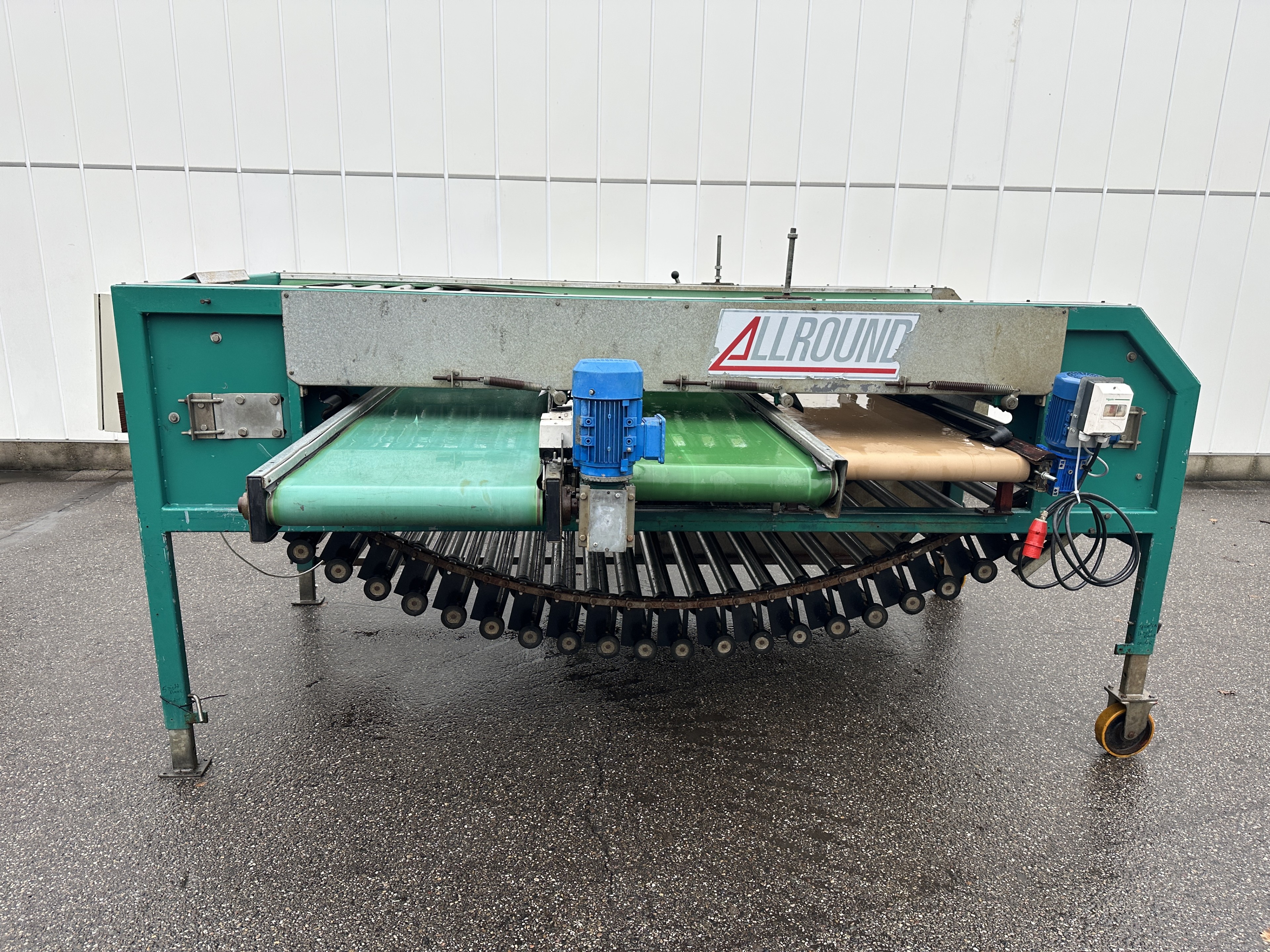 Allround Роликовая сортировочная машина 120 см с 3 конвейерами