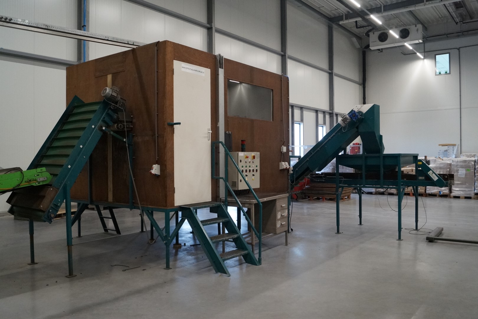 Бункерная сортировочная линия Demco для картофеля, брюссельской капусты или лука