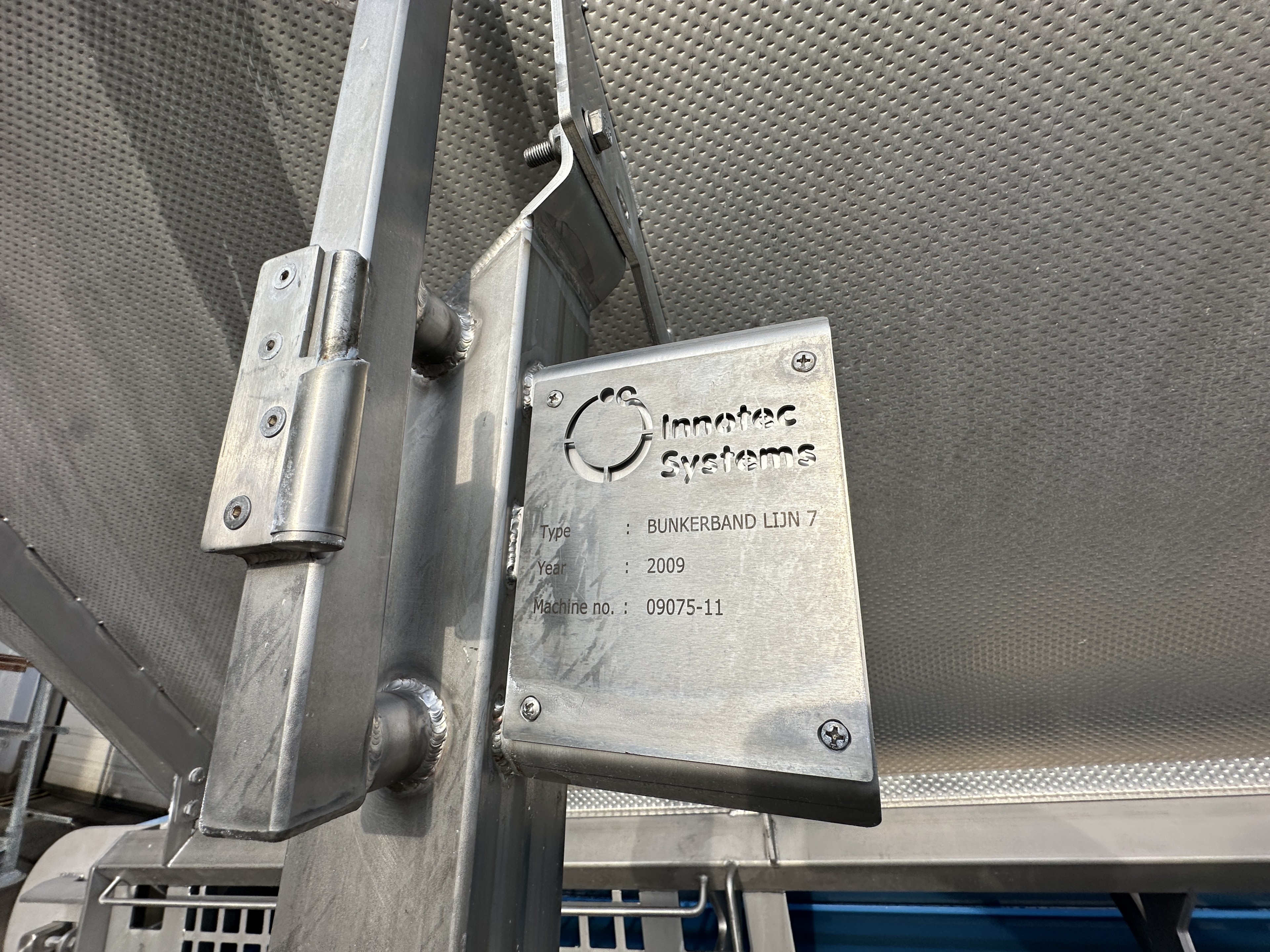 Innotec Systems Дозирующий бункер Конвейер 500 x 77 см, нержавеющая сталь.
