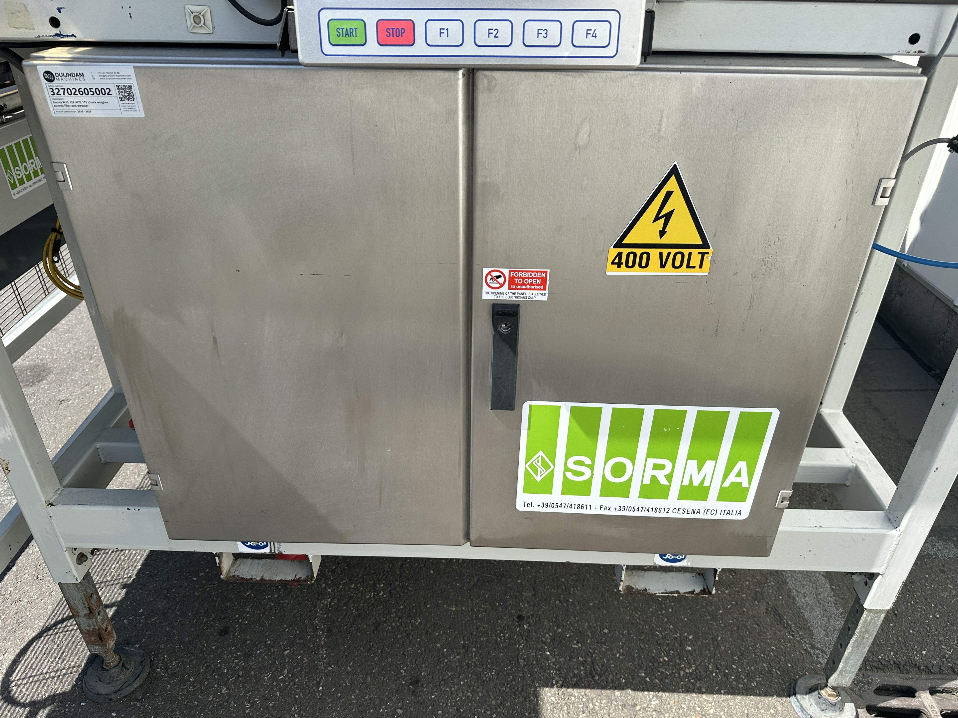 Sorma W12 126 ACE 115 Весовой дозатор с элеватором и лотковым наполнителем