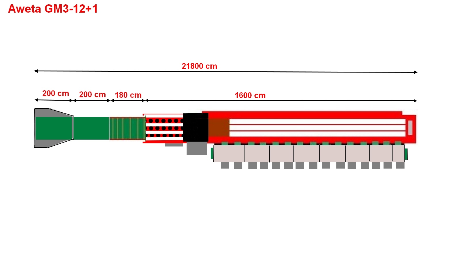 Aweta GM3-12+1 Оборудование для сортировки перца