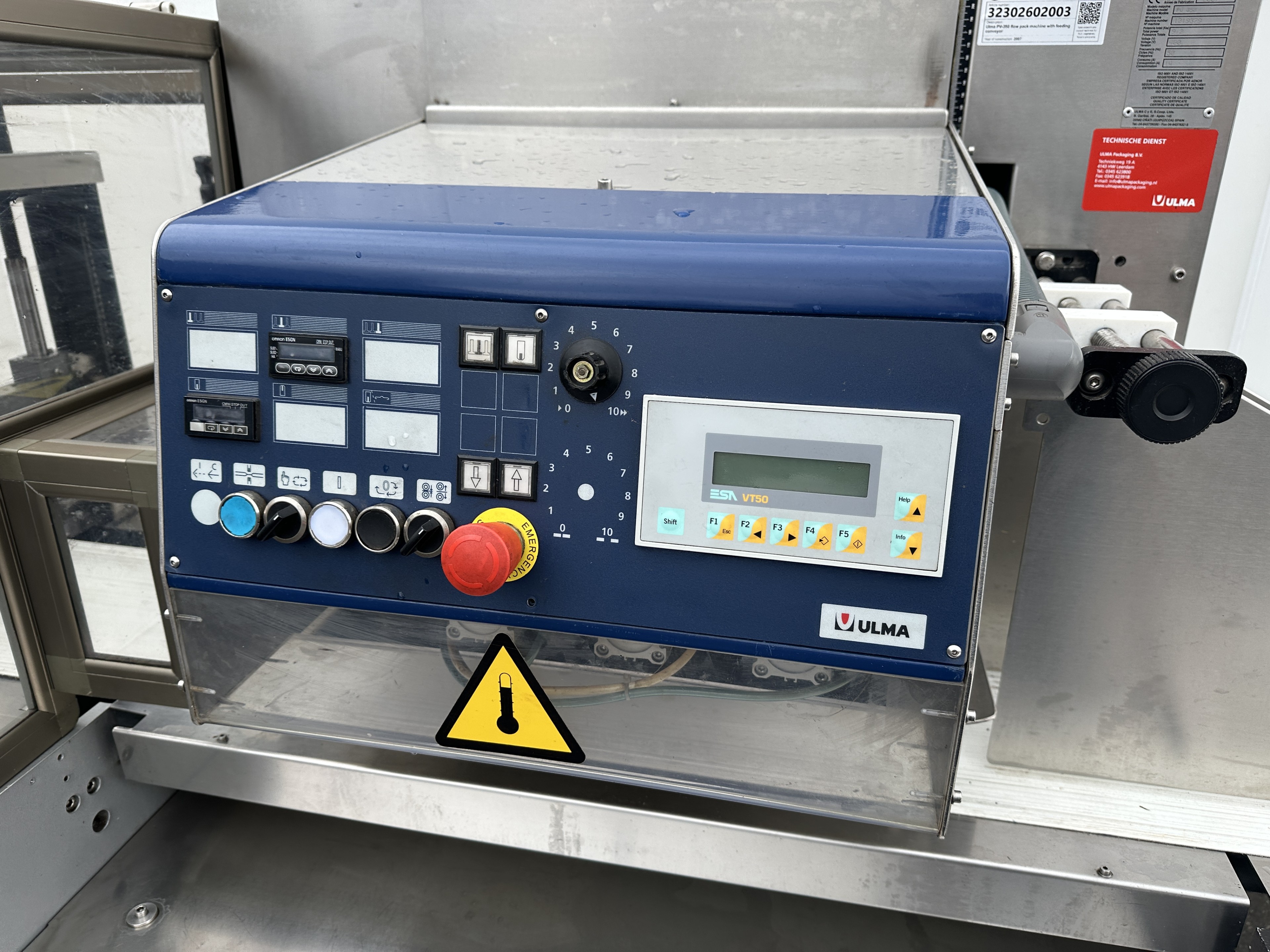 Ulma PV-350 ����������� ������ ����-��� (Flow pack) � ������� �������� ����������