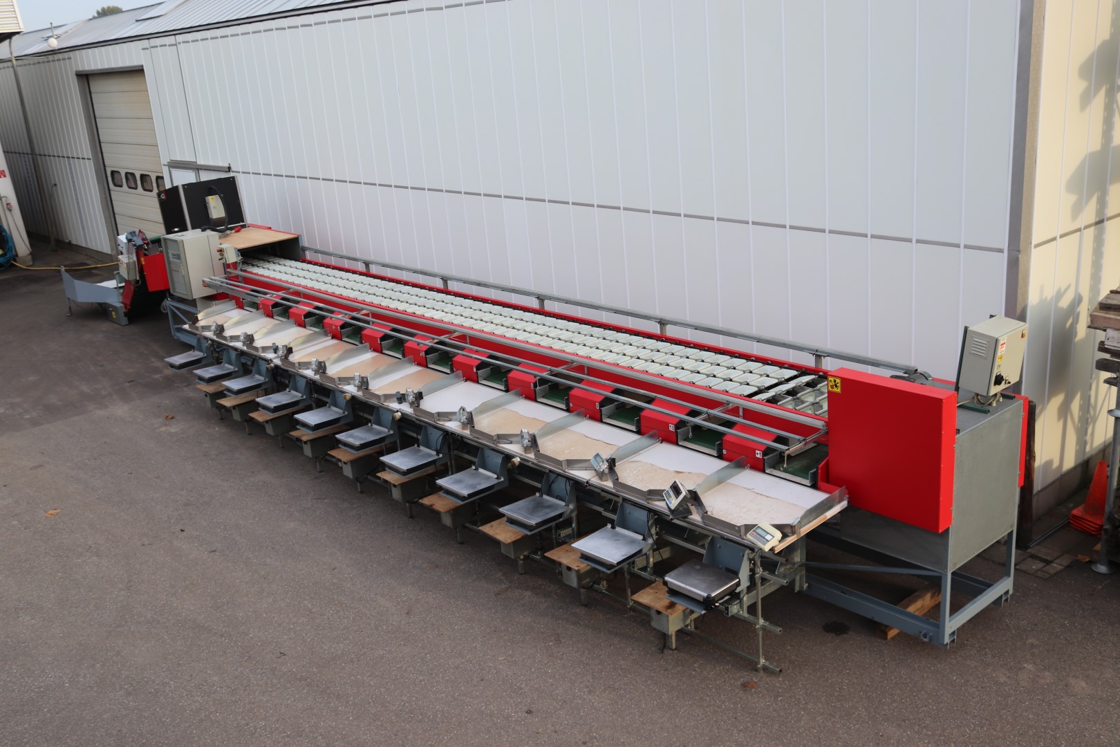 Aweta GM3-10 grading machine for peppers