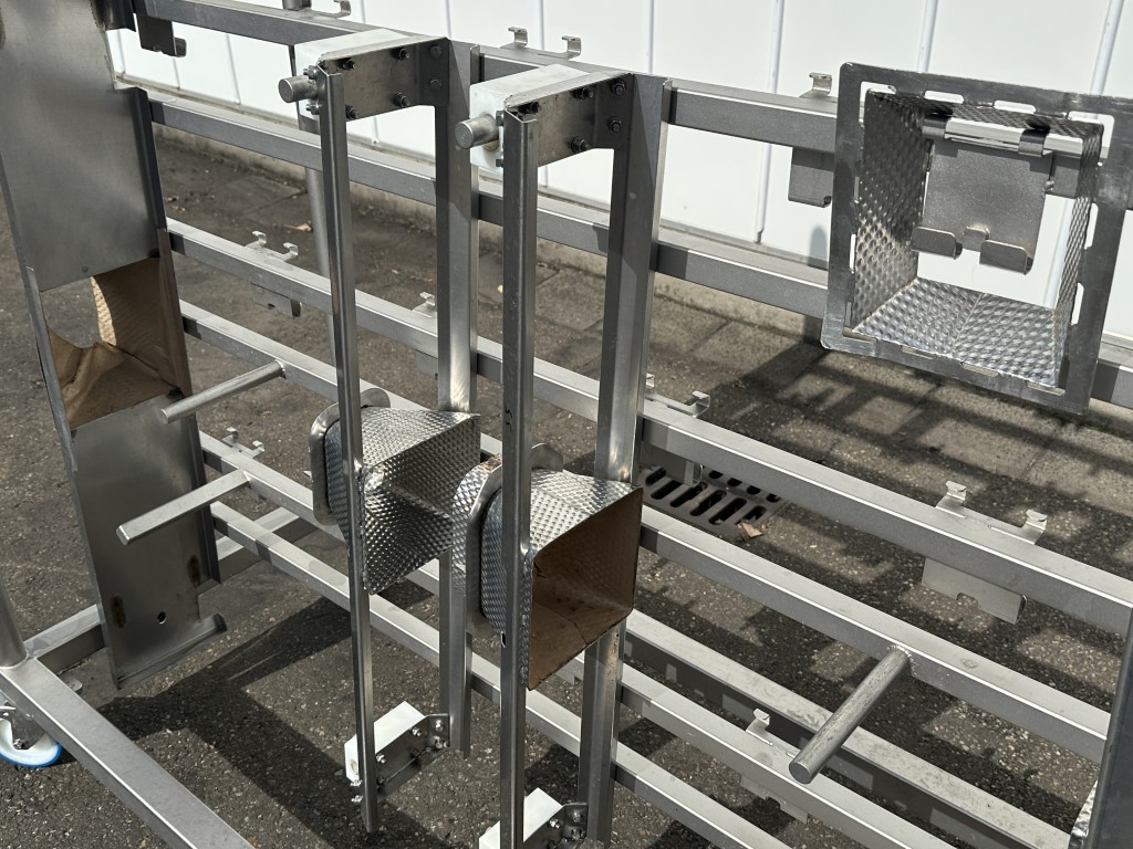 Newtec PCS2009 Линия взвешивания продукции в лотках с упаковочной машиной Flow Pack