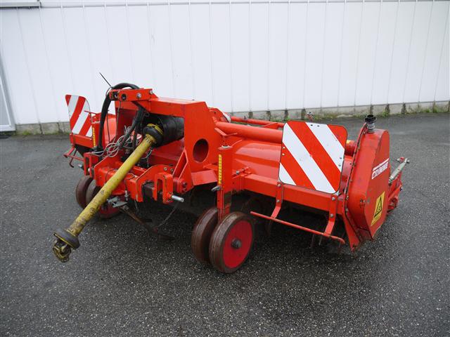 Междурядный роторный культиватор Grimme GF75-4 с высокоскоростным наголовником.