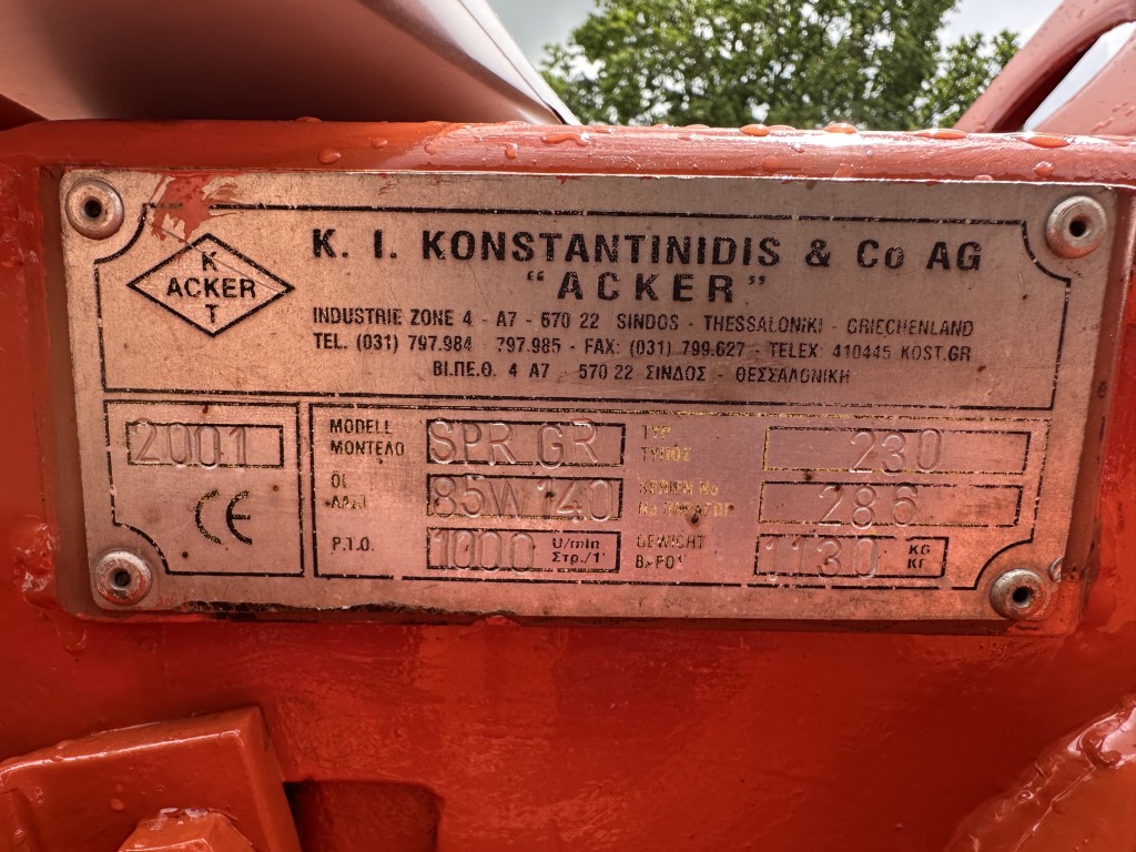 Acker SPR GR Грядо-/гребнеобразователь для спаржи