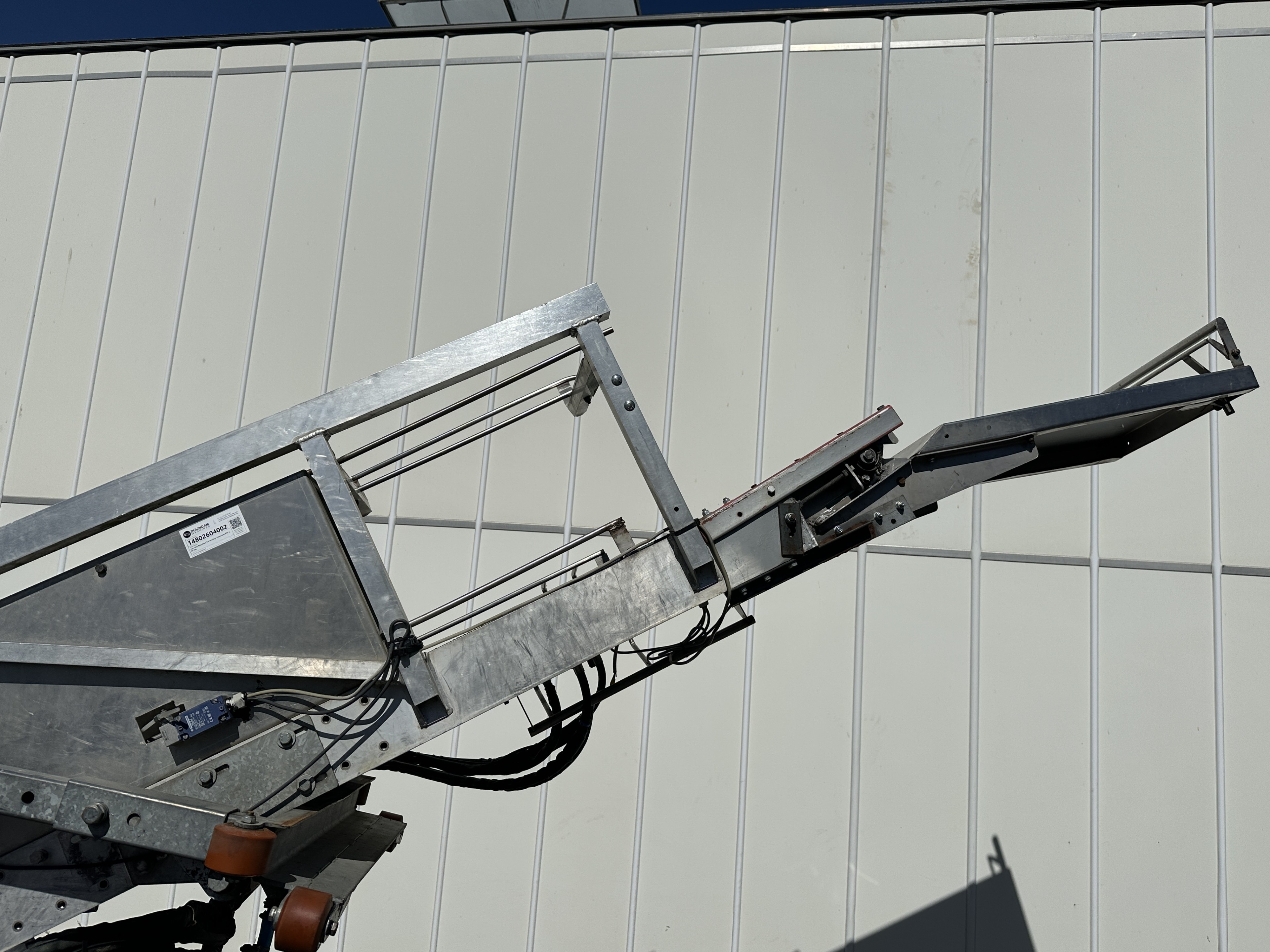 Van den Beucken OBK84 Уборочный конвейер 980 x 40 см для коробок