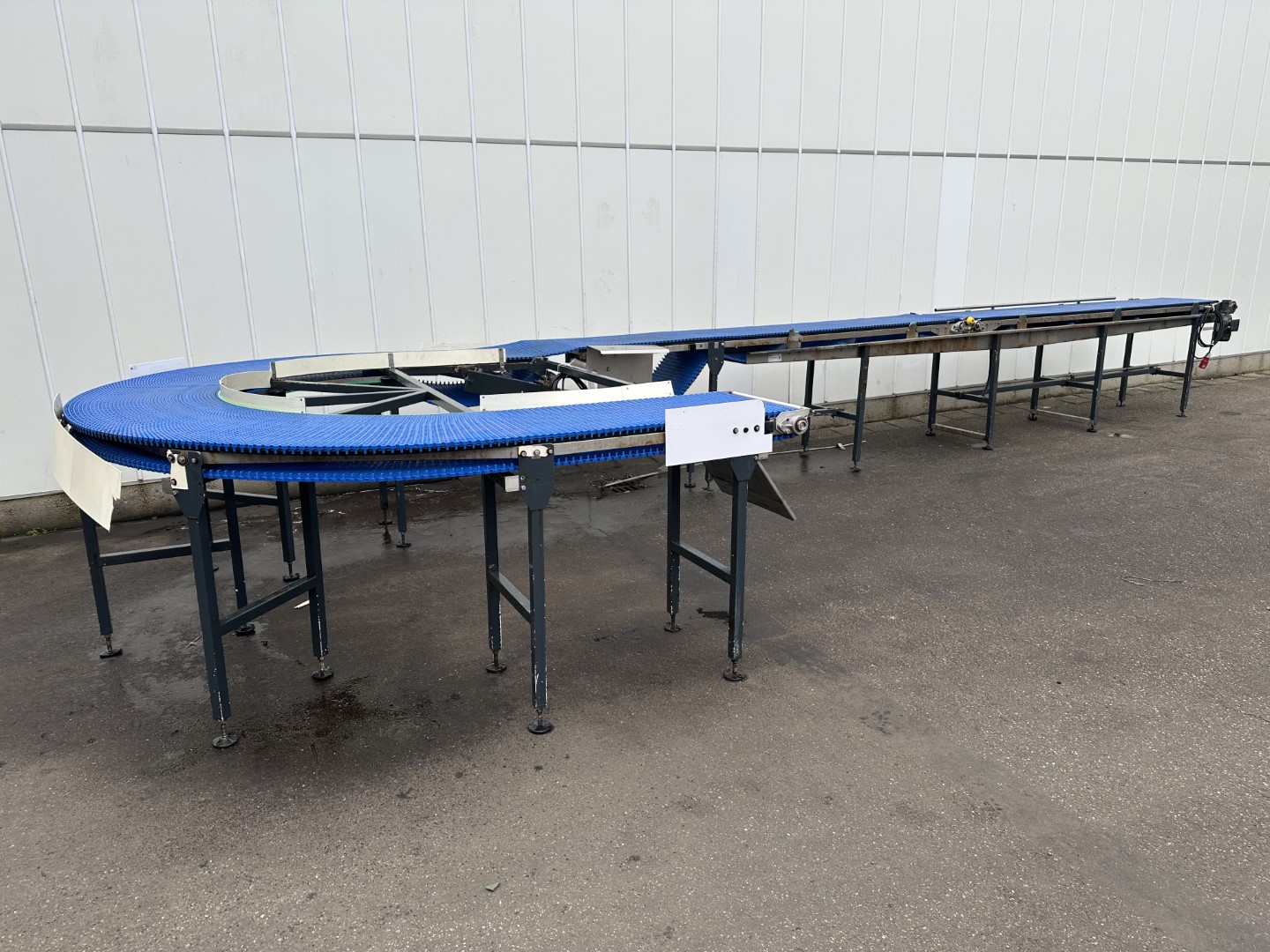 ZTI mechatronics Криволинейный конвейер 180°