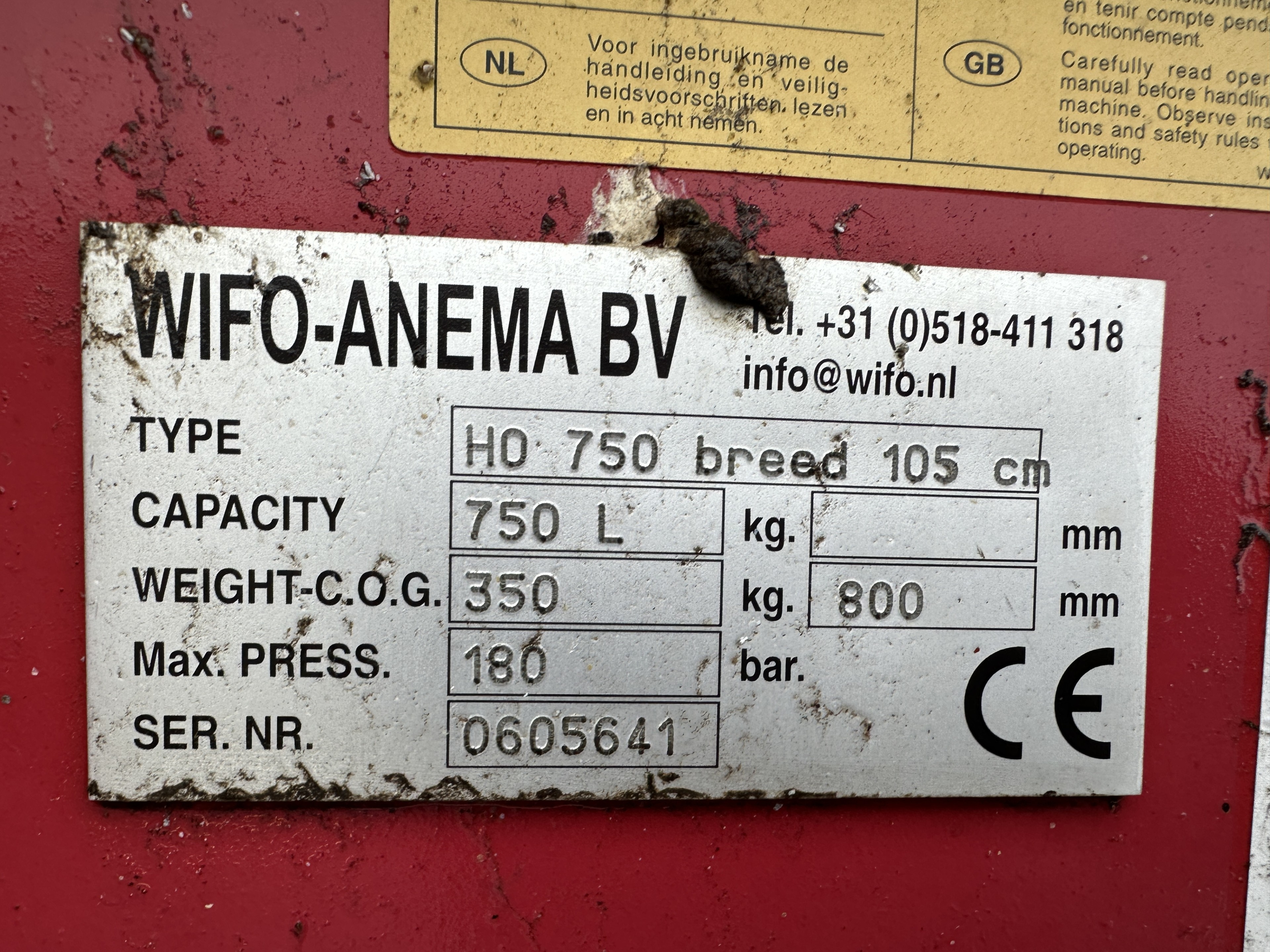 Wifo HO 750 Ковш 105 см