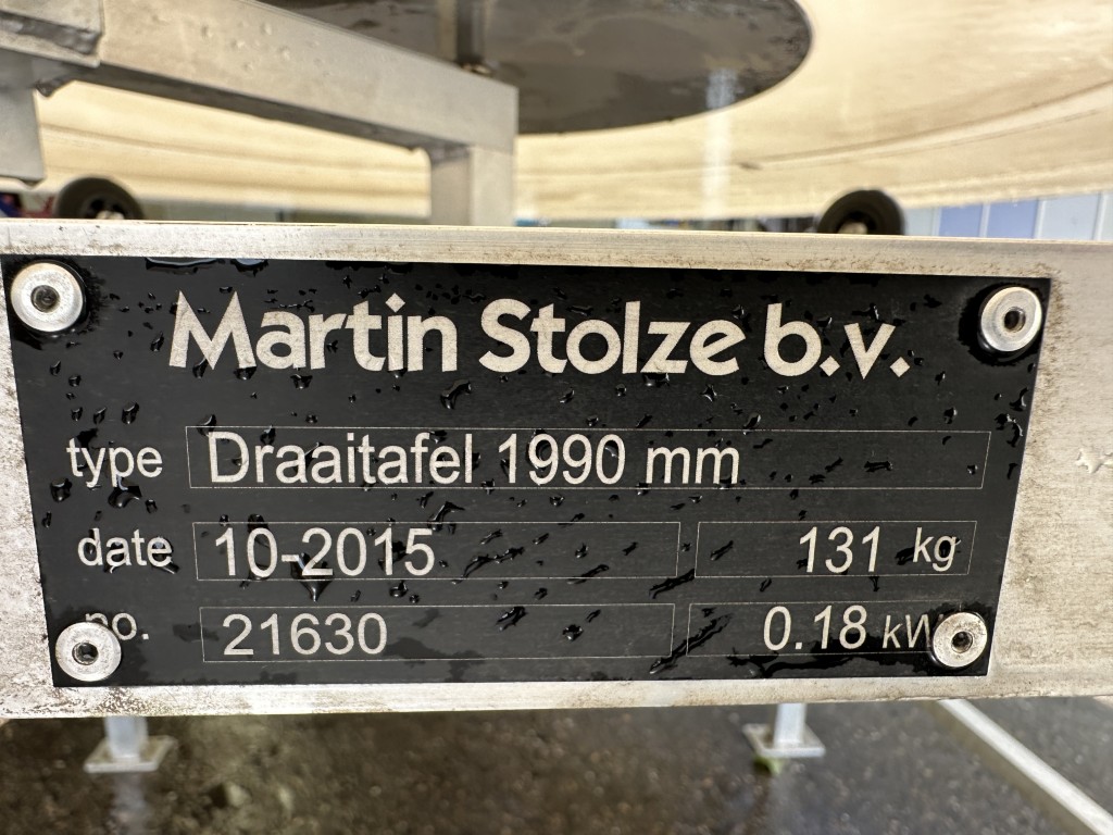 Martin Stolze Поворотные столы 1990 мм