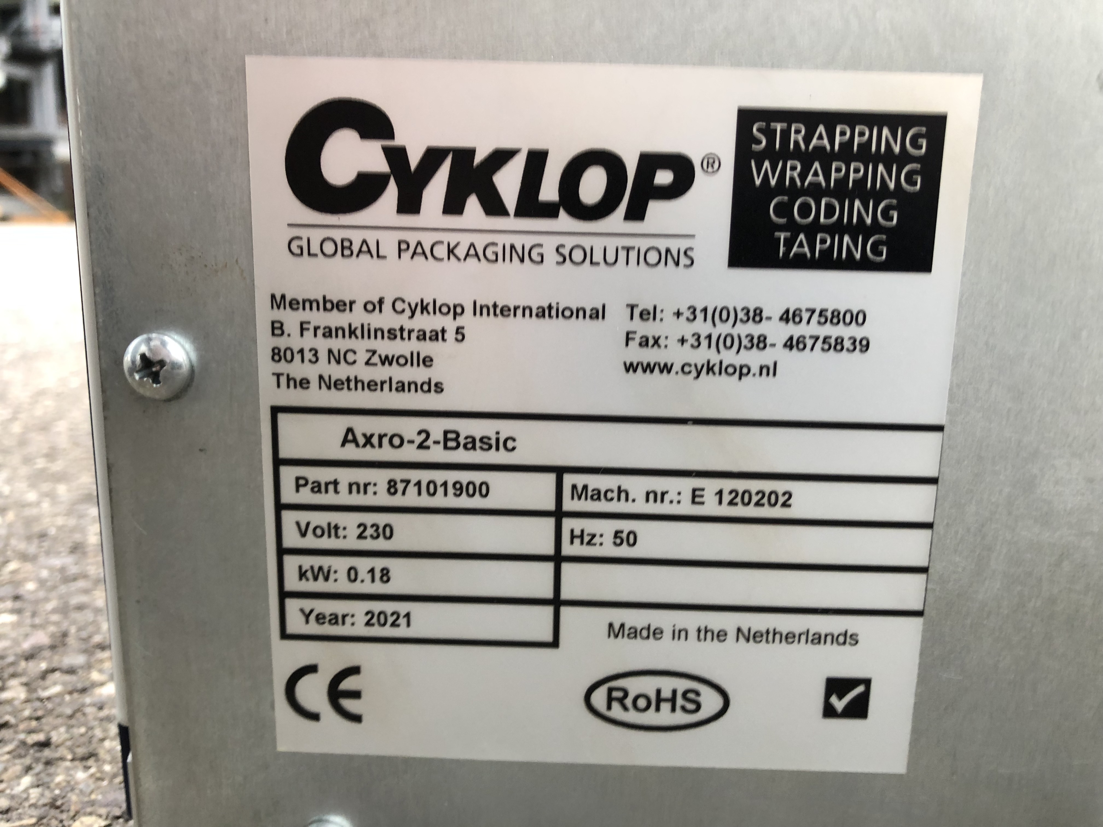Cyklop Axro 2 Basic binding machine