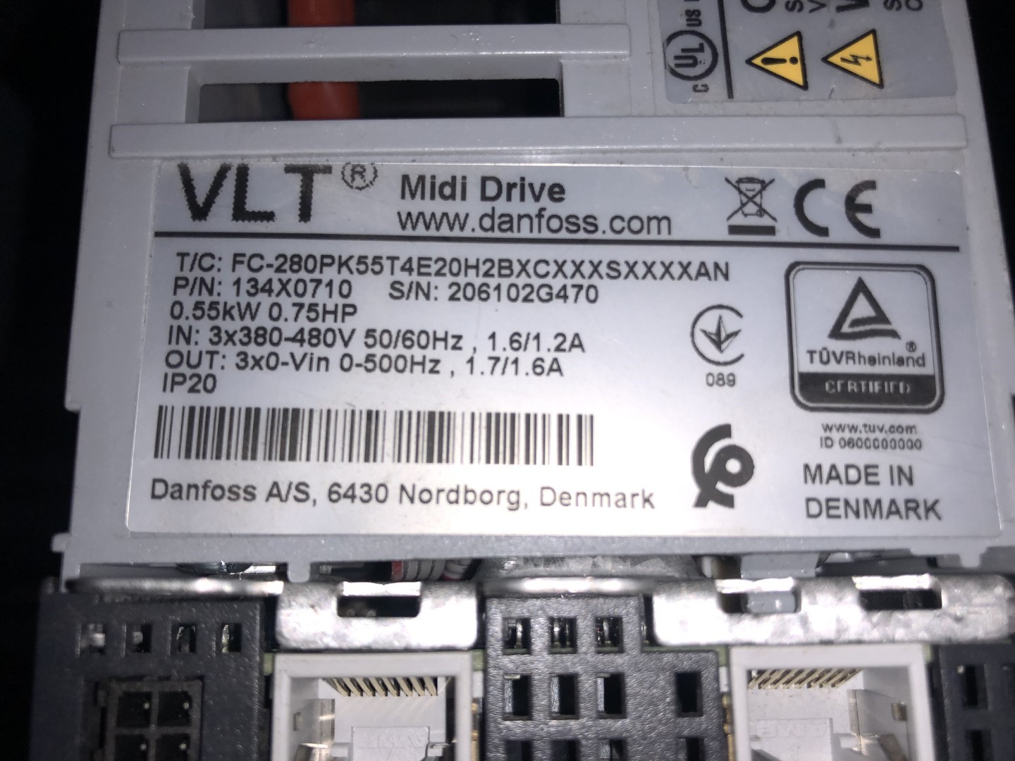 T/C:fc-280pk55T4E20H2BXCXXXSXXXXAN 0,55KW
