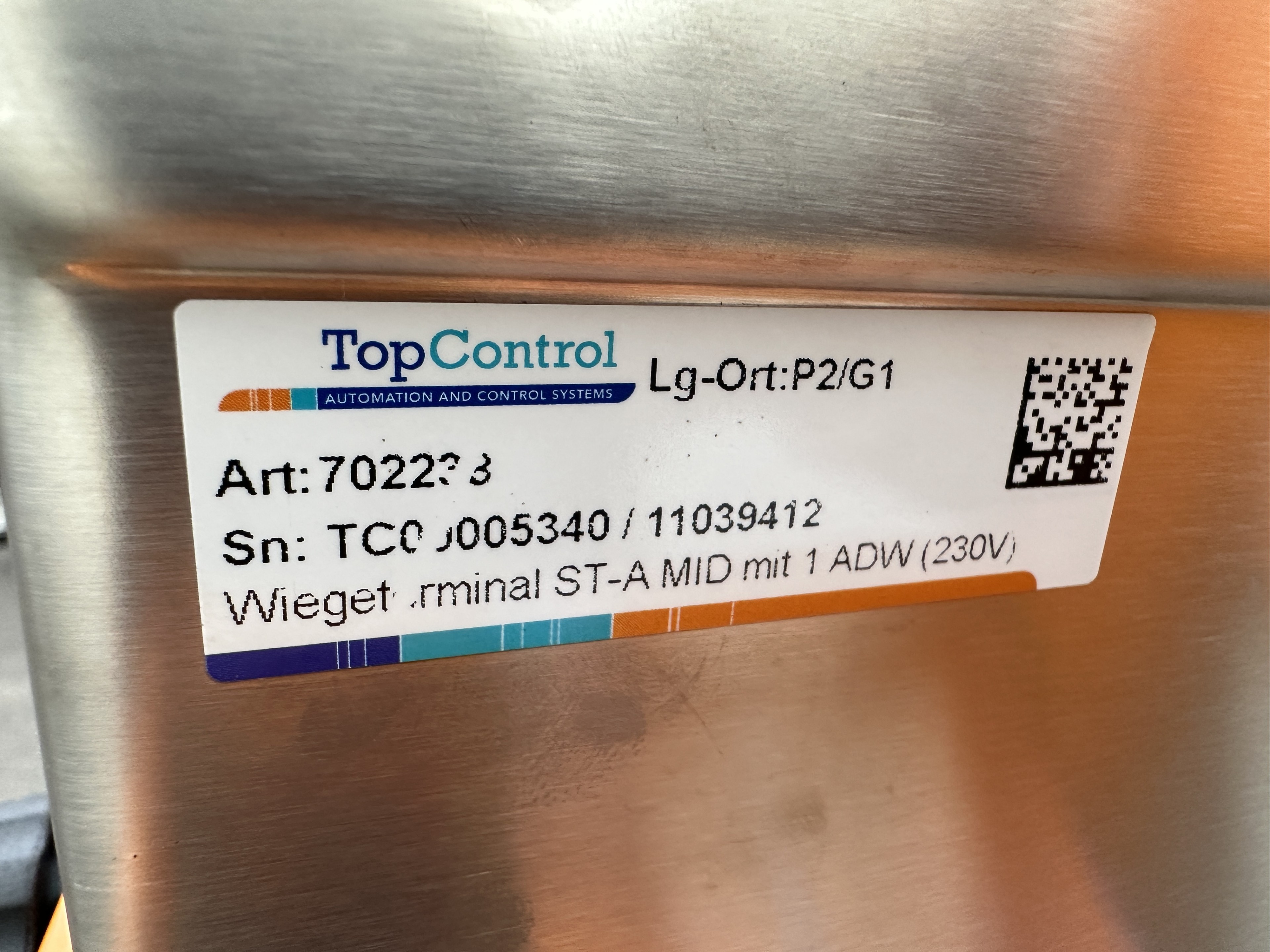 TopControl ST-A 500 автоматические весы для конвейерной ленты