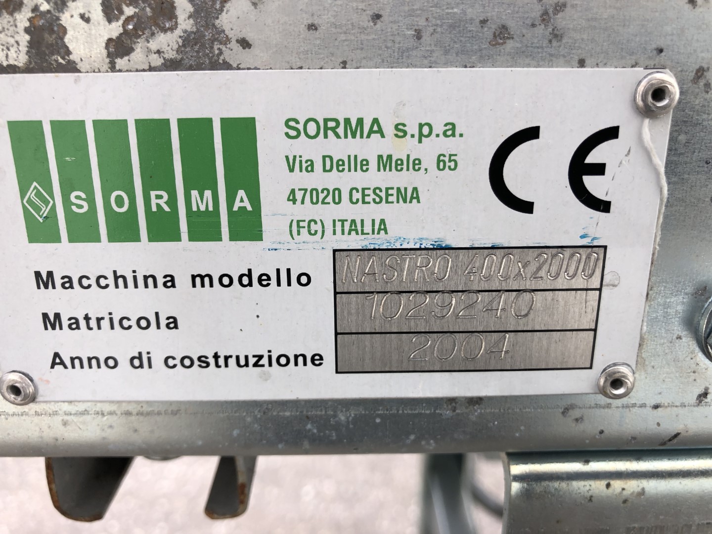 Sorma Nastro конвейер 195 х 40 см