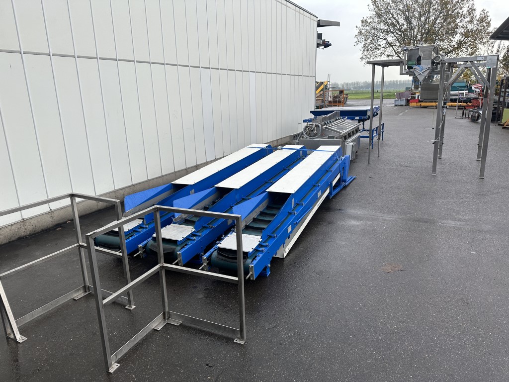 S&B CP 800 / 12 / BP Весовой дозатор с рамой и 3 элеваторами подающие конвейеры
