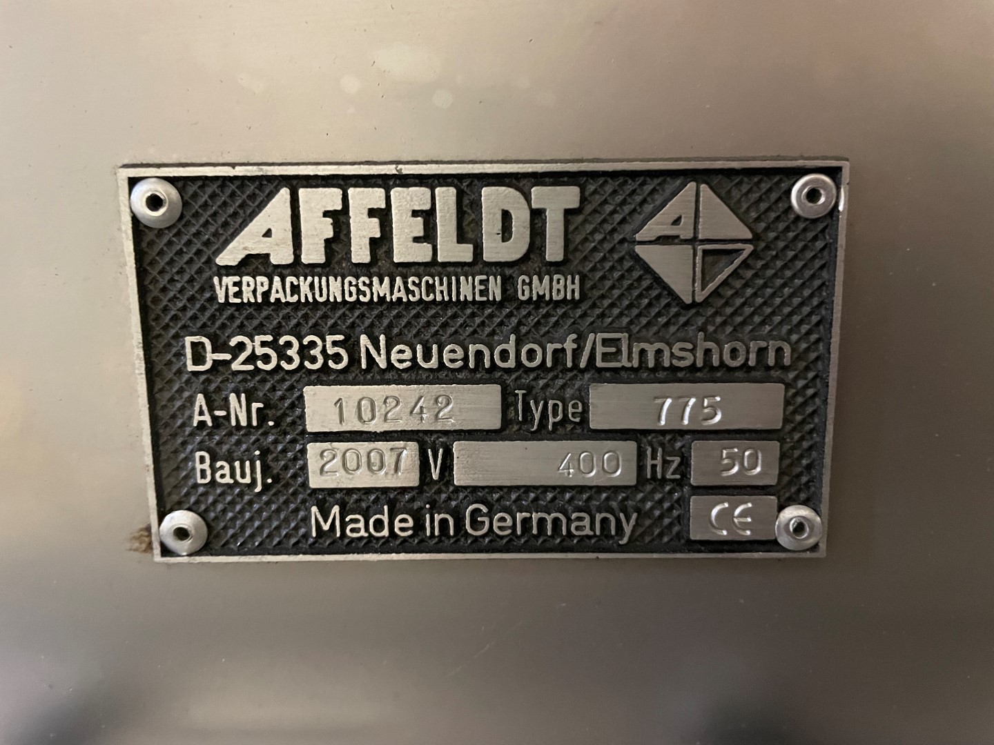 Affeldt weighing machine with GNA flowpacking machine for bell peppers
