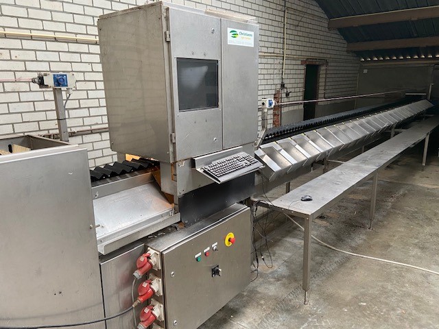 Christiaens Agro Systems fully automatic grading and washing line for asparagus