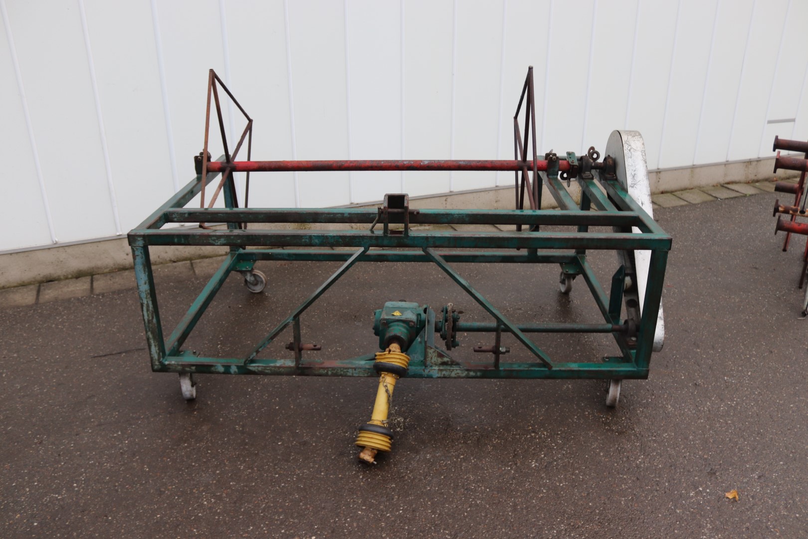 Ideaal mechanical winding machine for agricultural plastic