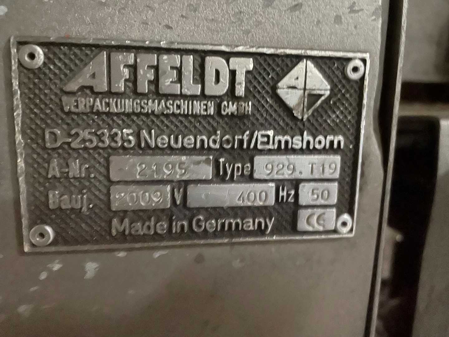Весы Affeldt 170 12VB с клипсатором для сетей Affeldt 929 T19