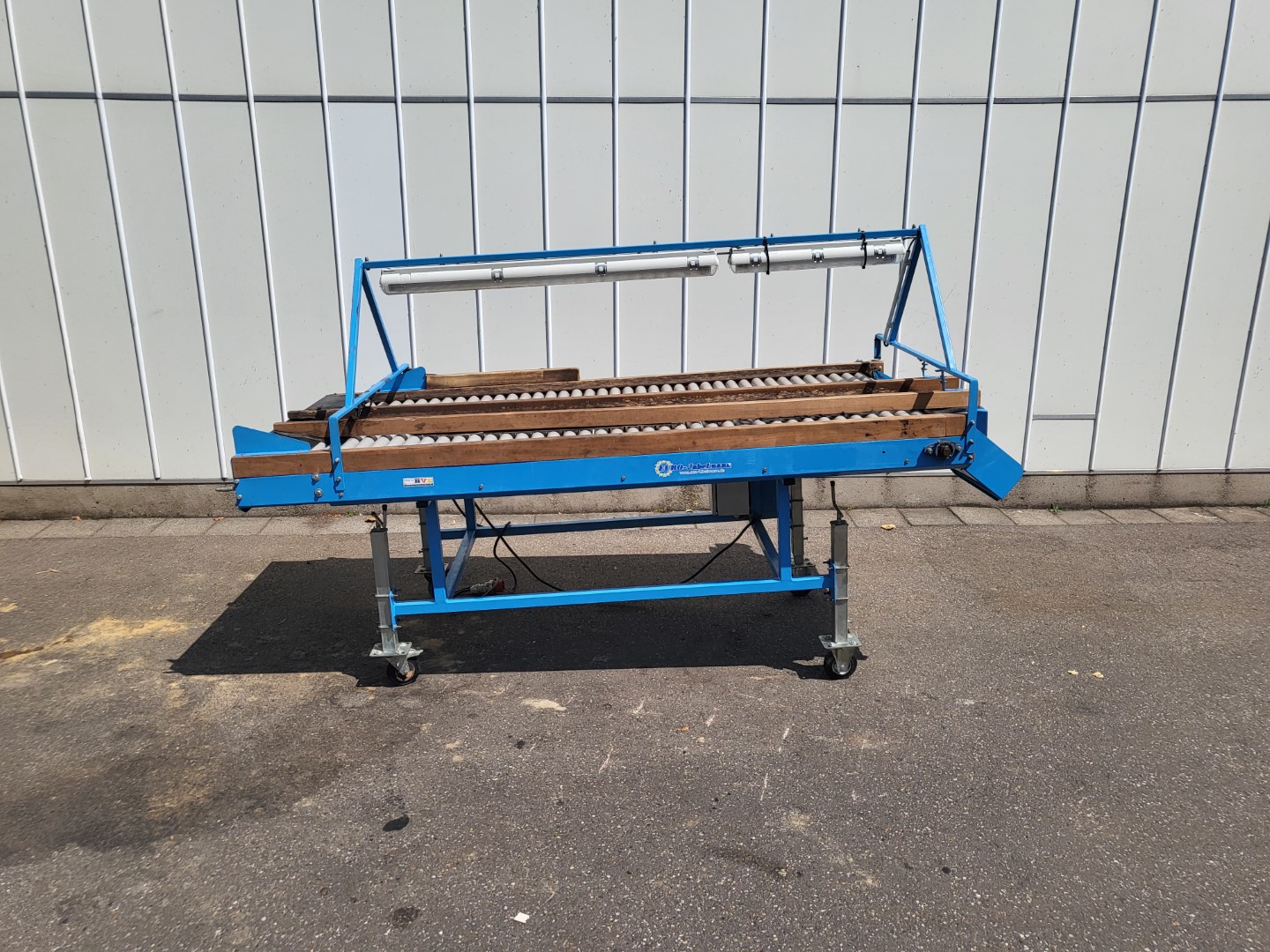 Роликовый инспекционный конвейер Euro-Jabelmann 230 x 110 см