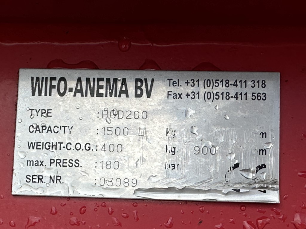 Контейнер гидравлической лопаты Wifo для вилочного погрузчика