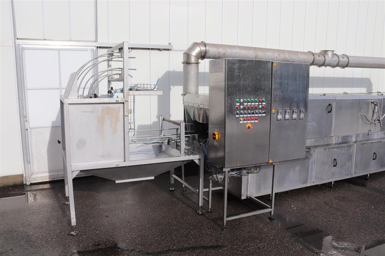 Промышленная машина для мойки лотков и ящиков Mafo 570M с сушилкой 470MA