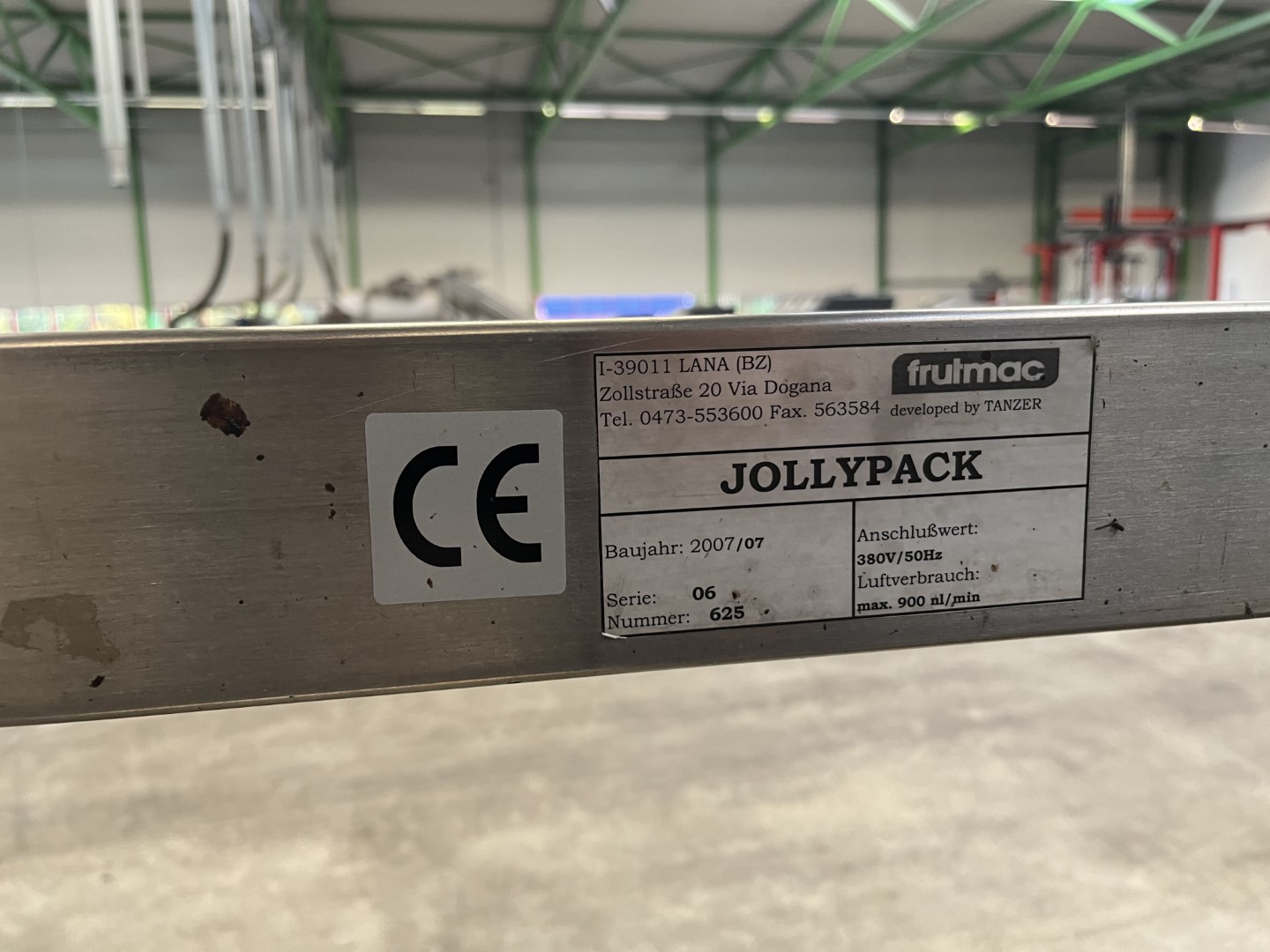������ ��� ���������� ������ Frutmac Jollypack ��� ����������� � �������� � ����������