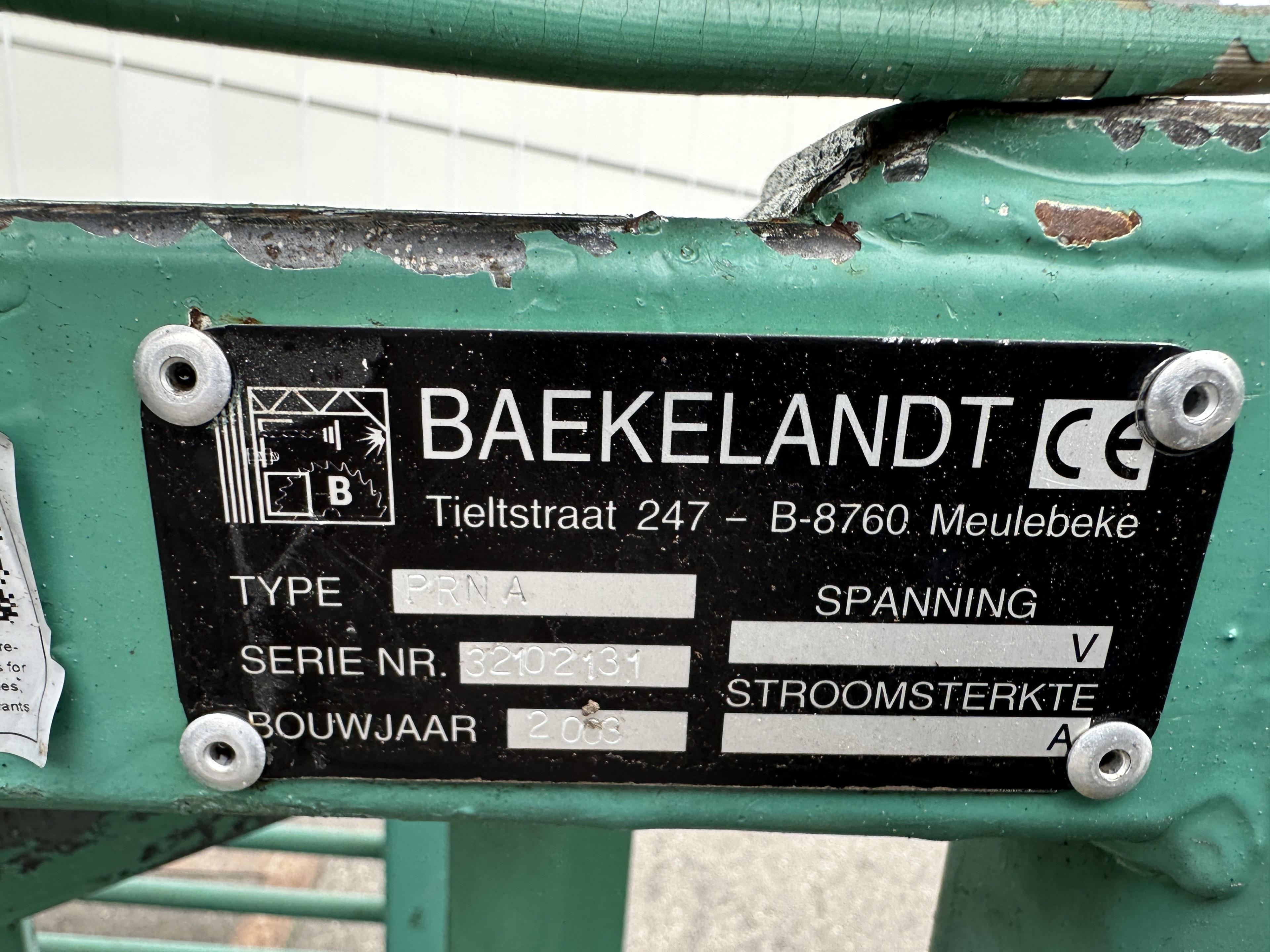 Baekelandt PRA ������� ��� ������ ����-�����