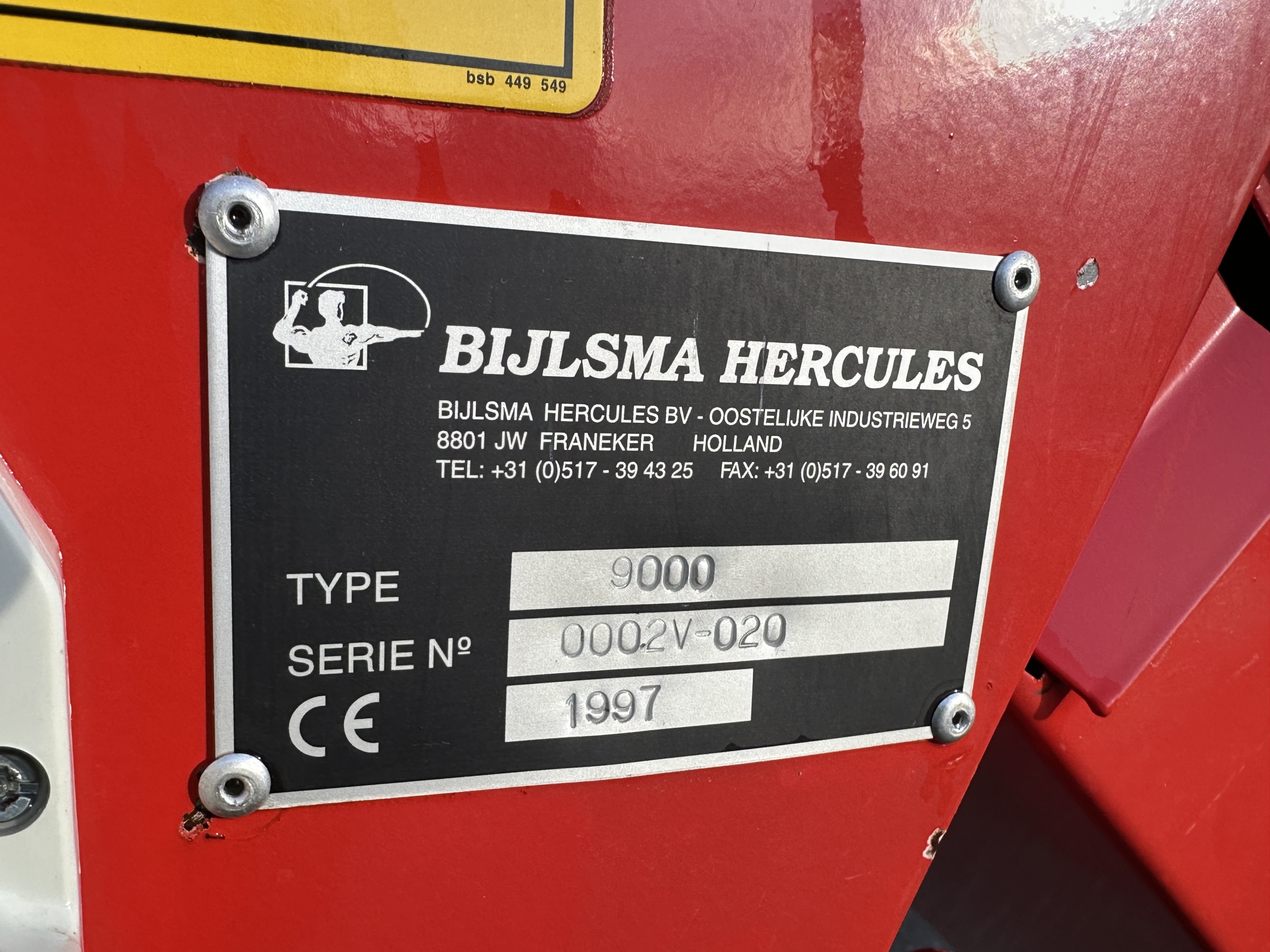 Bijlsma Hercules 9000 ������� �������