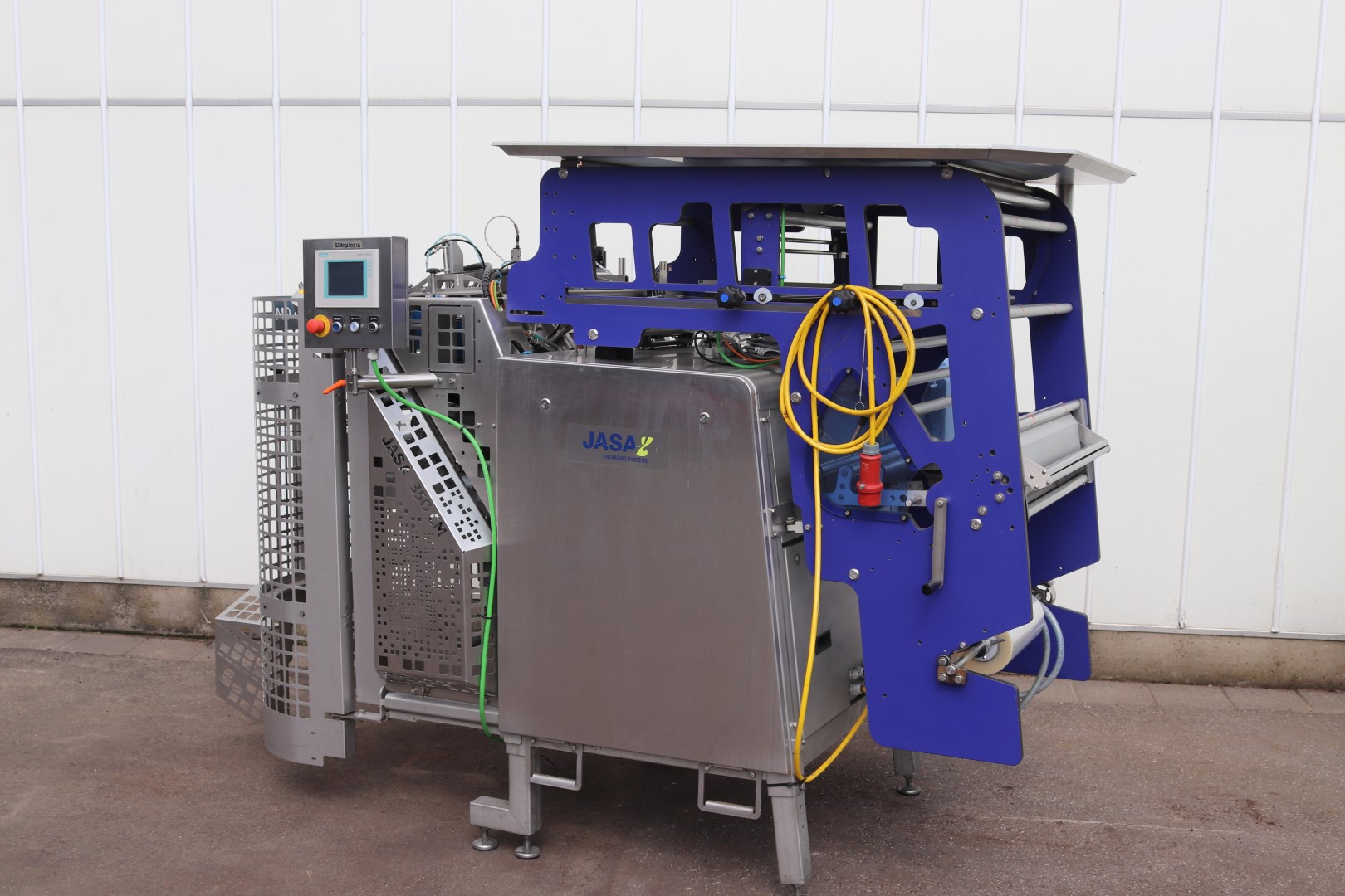 Jasa J350 CM-LD vertical flowpacker / bagger, incl. Herma printer