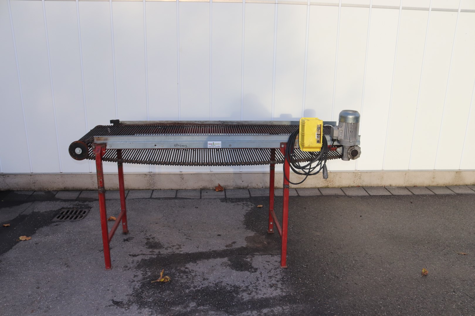 Van Dijk/Ruijgrok web conveyor 210 x 58 cm