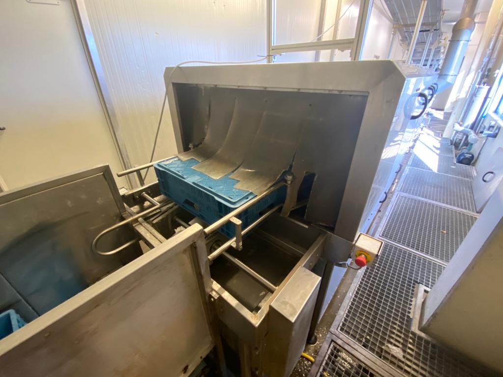 Промышленная машина для мойки лотков и ящиков Mafo 570M с сушилкой 470MA