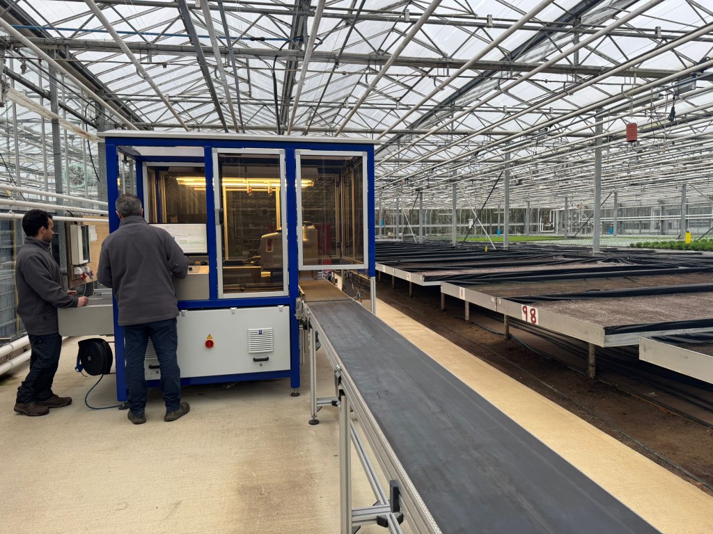 ISO 2500 & Planter Combi Линия для посадки растений Автоматический робот для резки и посадки растений в лотки и горшки