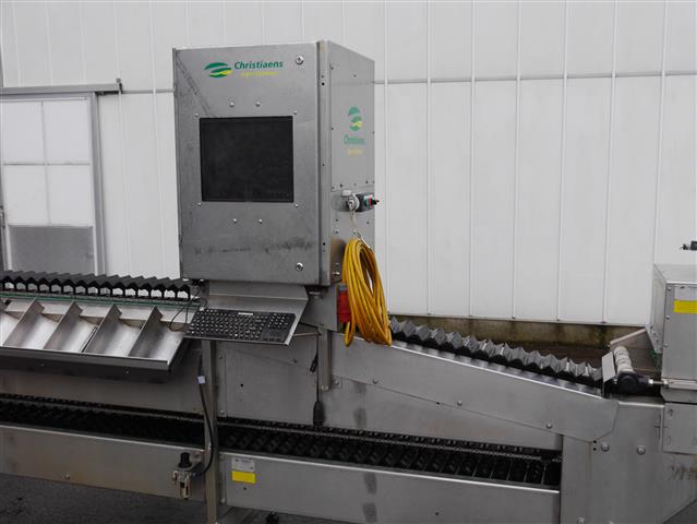Christiaens Agro Systems fully automatic grading and washing line for asparagus