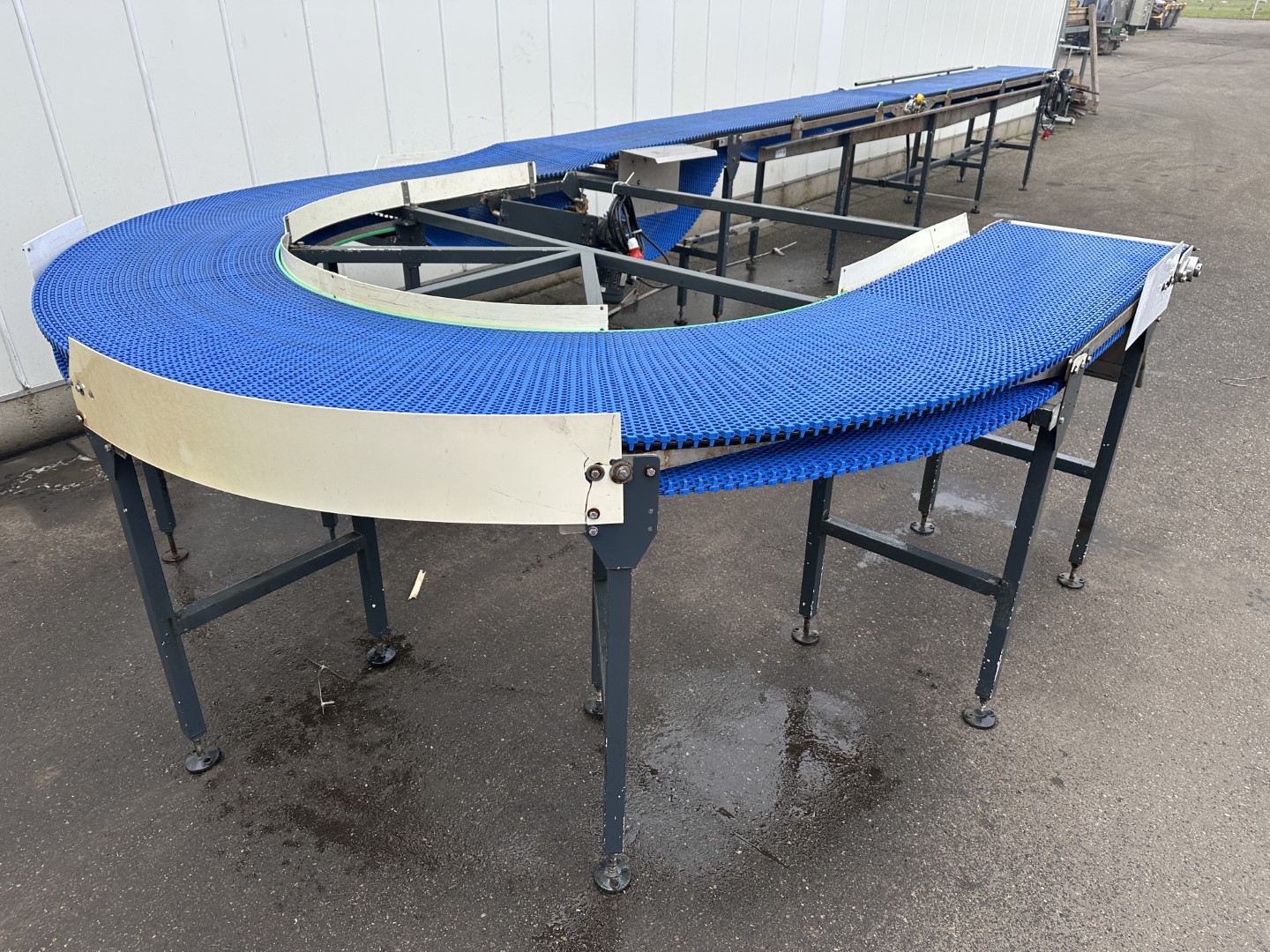 ZTI mechatronics Криволинейный конвейер 180°
