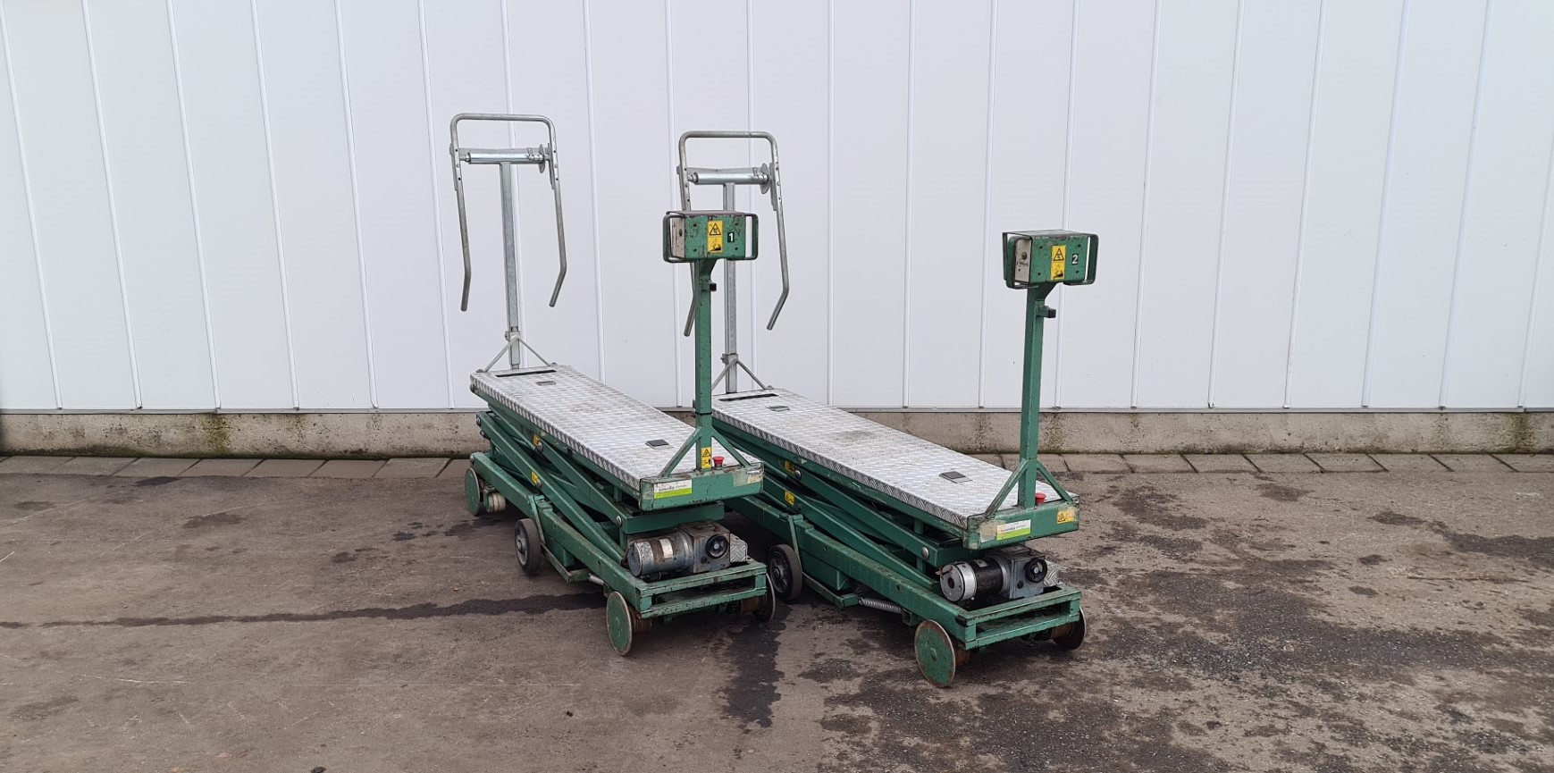 Buitendijk and Slaman (B&S) electro piperail trolleys 42,5 cm