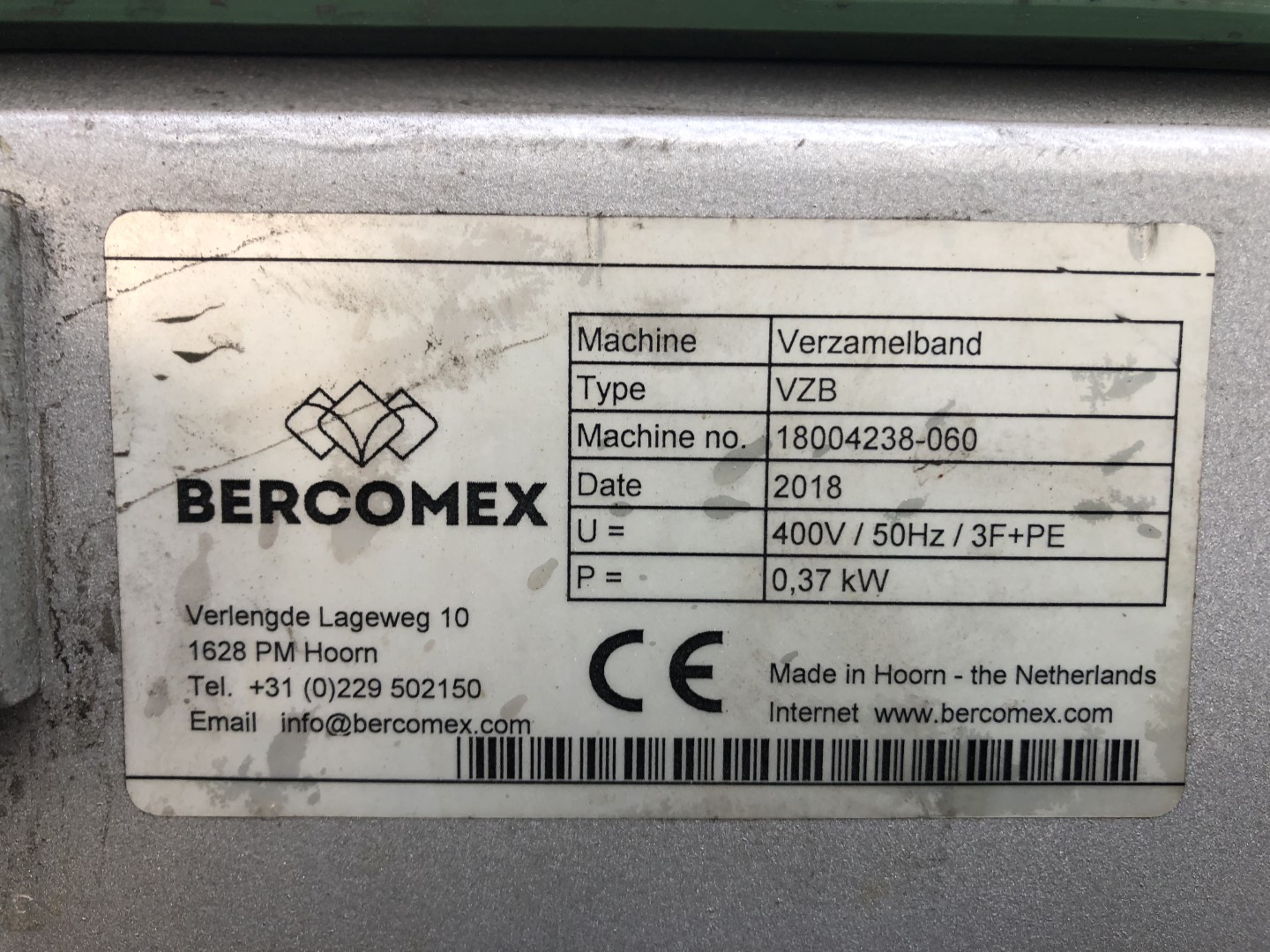 Конвейер Bercomex 510 см x 50 см