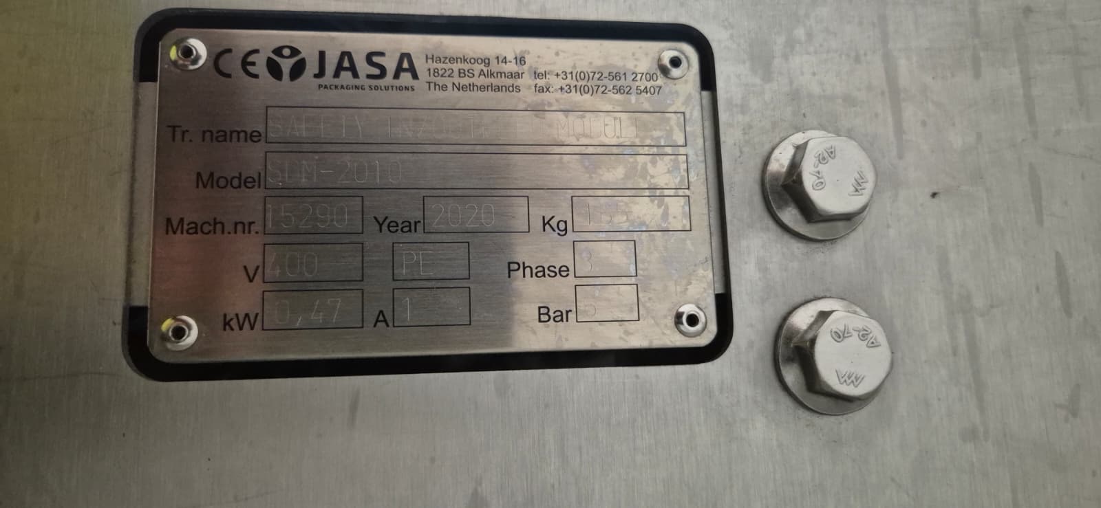 Jasa PGS 2100 + SOM-2000 Двухполосная машина для упаковки в картонные лотки