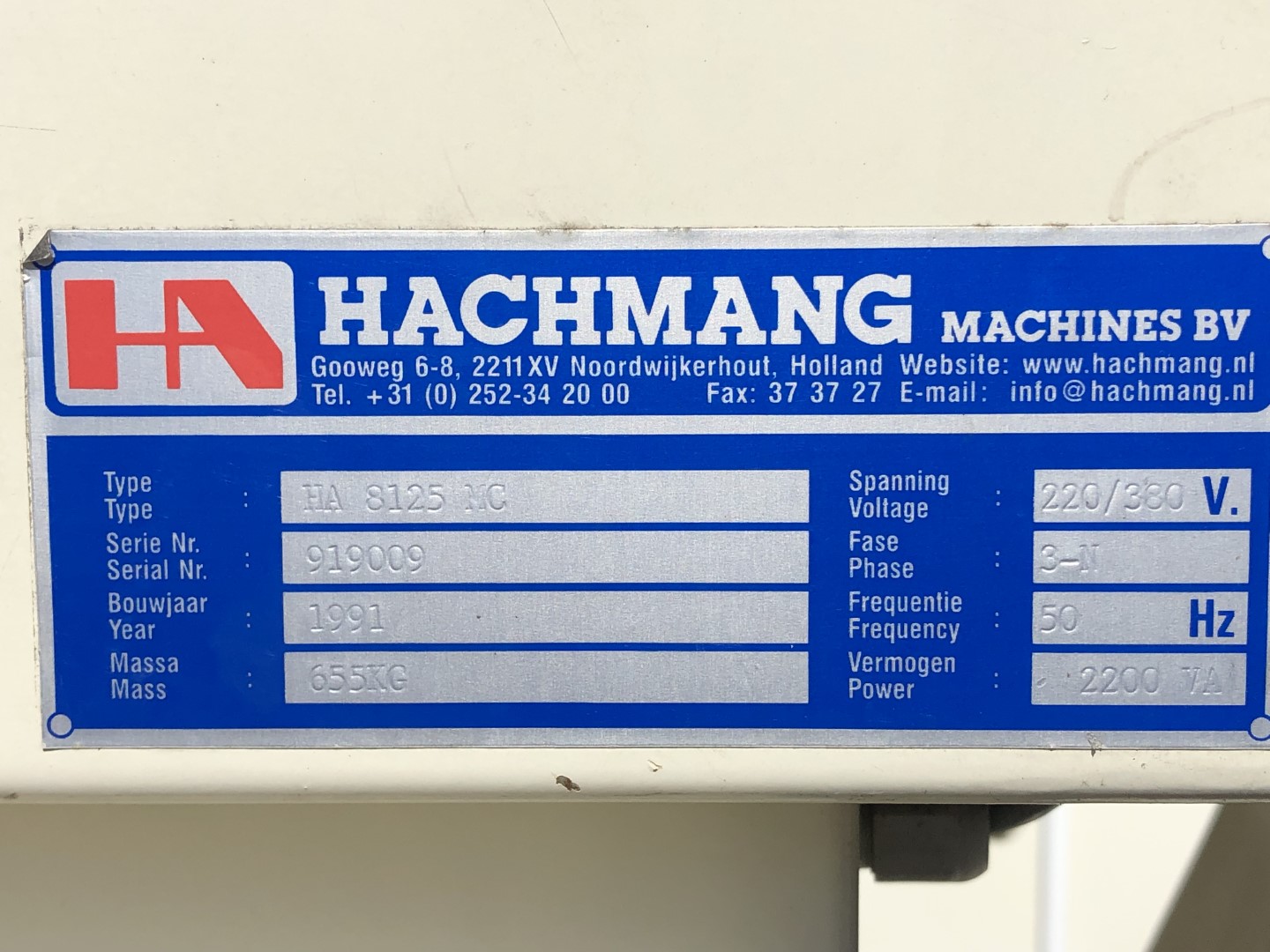 Hachmang HA 8125 MC ������� ������