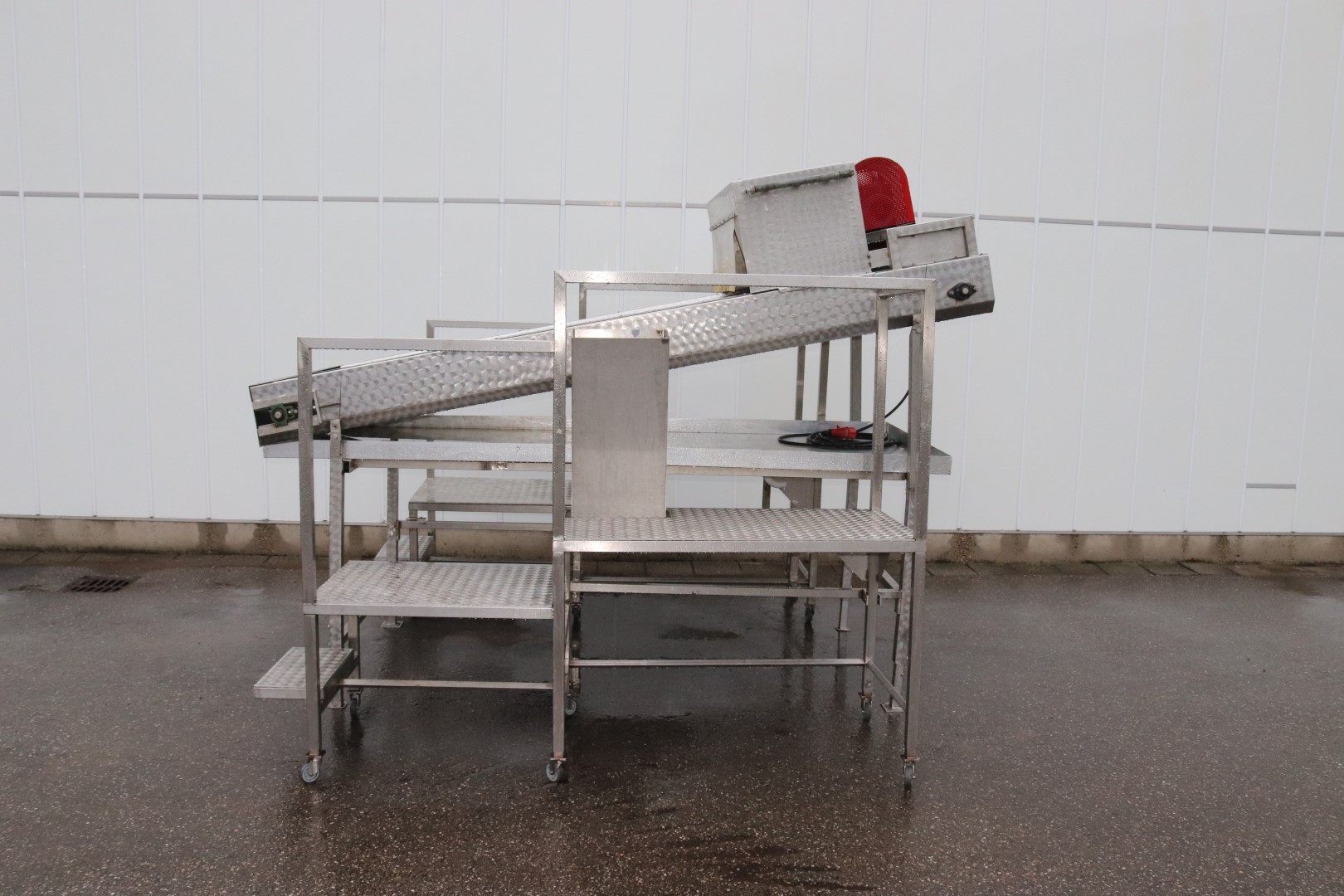 Roller inspection table 290 x 95 cm