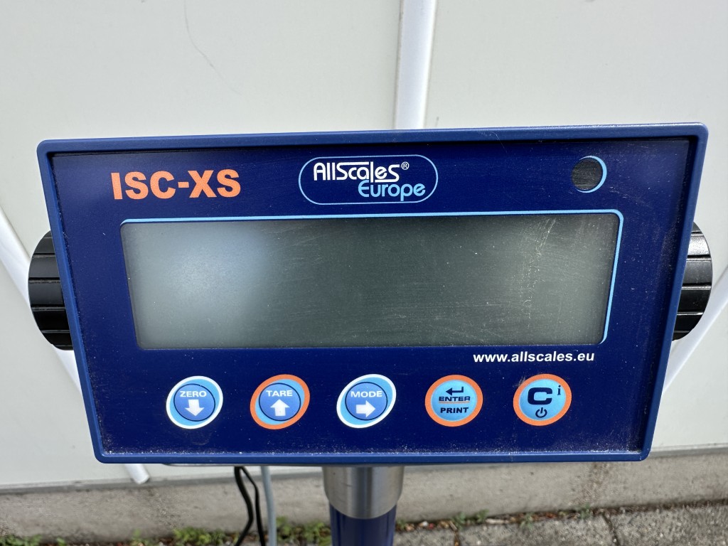 Allscales Europe ISC-XS Весы для поддонов макс. 1500 кг. с принтером