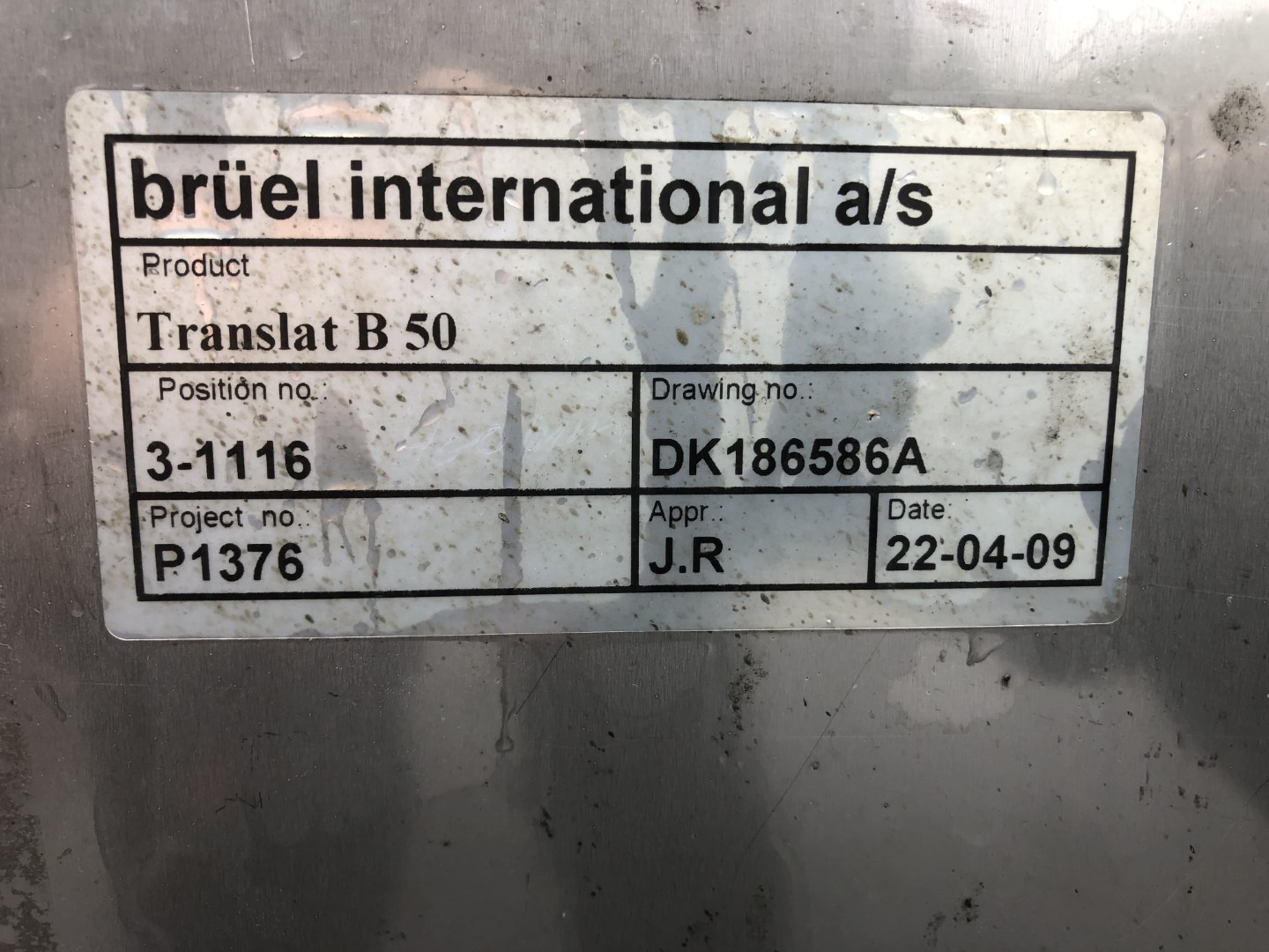 Brel Translat B50 конвейер 150 х 72 см, нержавеющая сталь