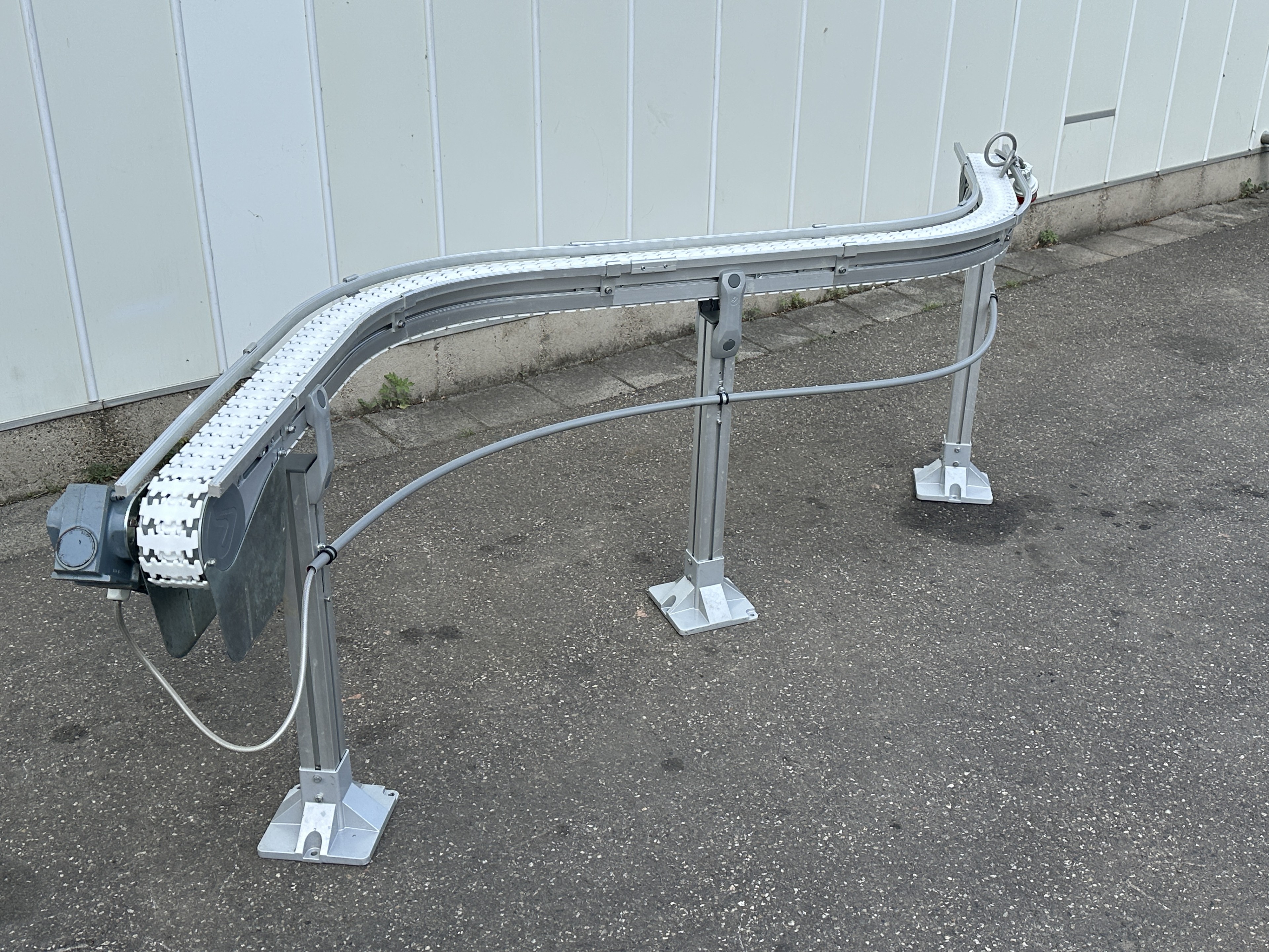 Flexlink конвейер S-образный 2 x 90° ширина 8,5 см