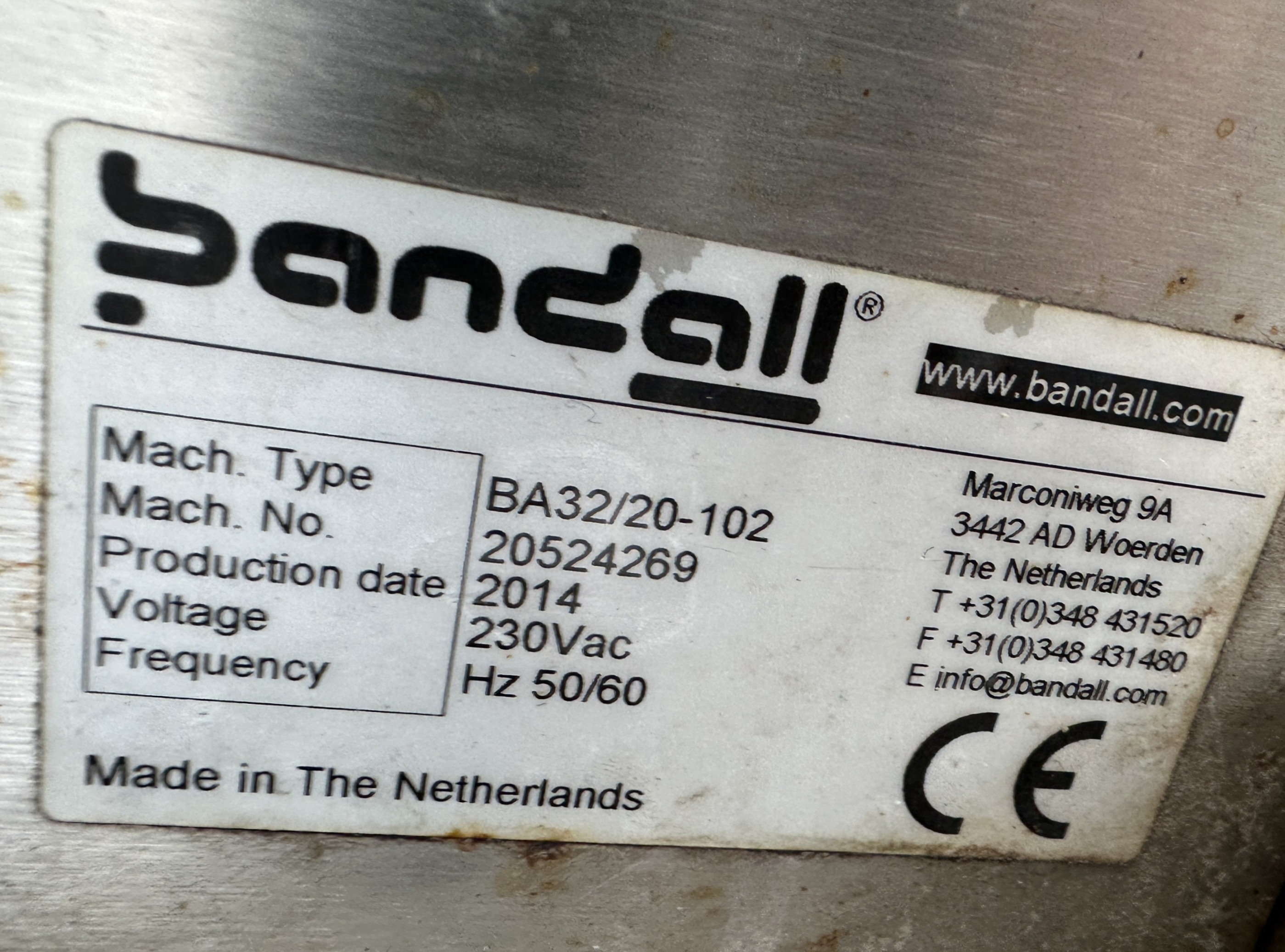 Bandall BA32/20-102 бандеровочная машина